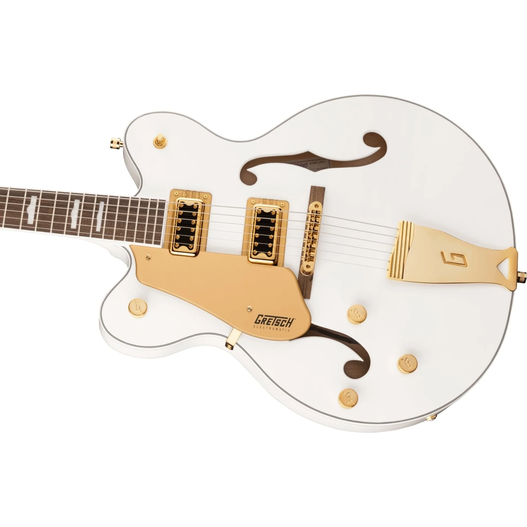 Gretsch - G5422GLH Electromatic® Classic Hollow Body Double-Cut with Gold Hardware - Left-Handed - Laurel Fingerboard - Snowcrest White 251-6227-567 - Image 3