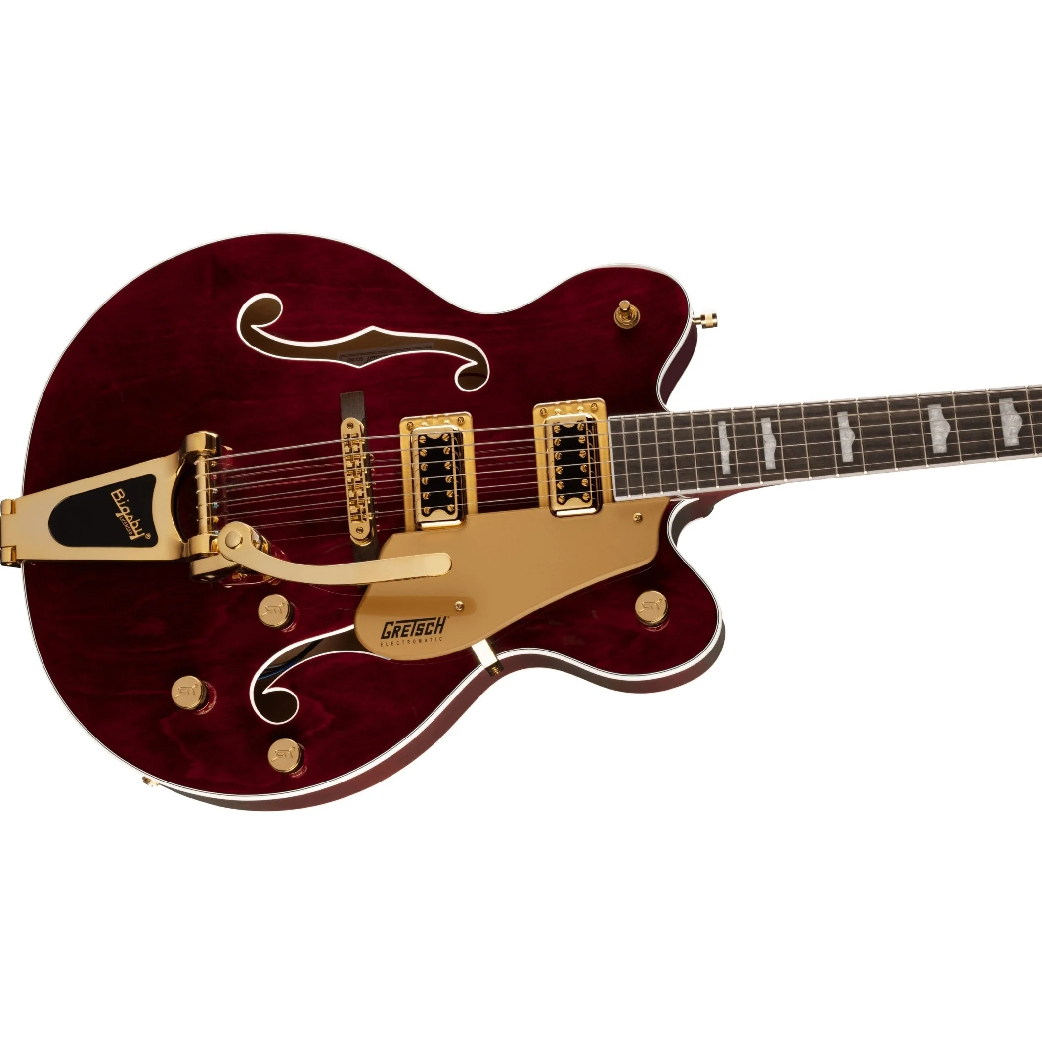 Gretsch - G5422TG Electromatic® Classic Hollow Body Double-Cut with Bigsby® and Gold Hardware - Laurel Fingerboard - Walnut Stain 250-6217-517 - Image 4