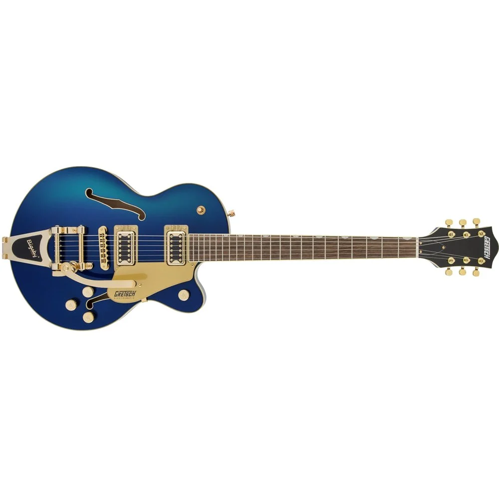 Gretsch - G5655TG Electromatic® Center Block Jr. Single-Cut with Bigsby® and Gold Hardware - Laurel Fingerboard - Azure Metallic - 2509700551