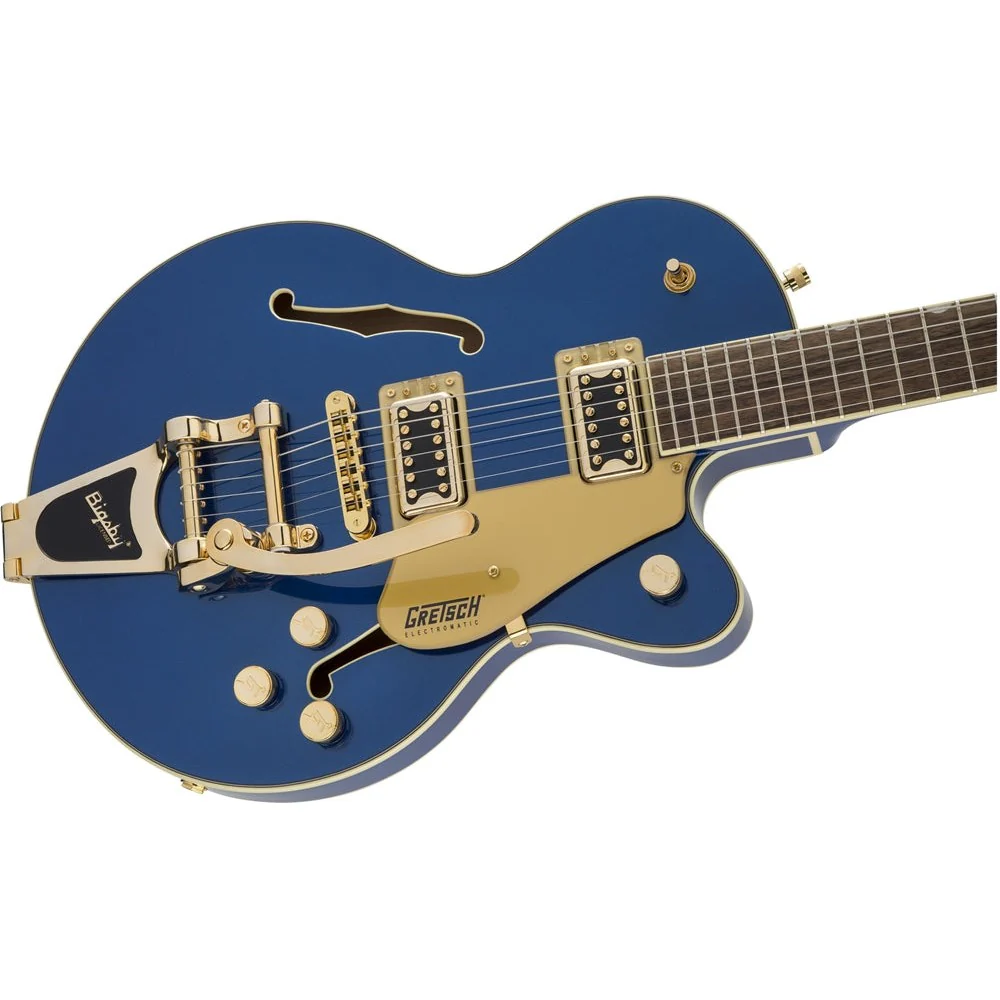 Gretsch - G5655TG Electromatic® Center Block Jr. Single-Cut with Bigsby® and Gold Hardware - Laurel Fingerboard - Azure Metallic - 2509700551 - Image 3