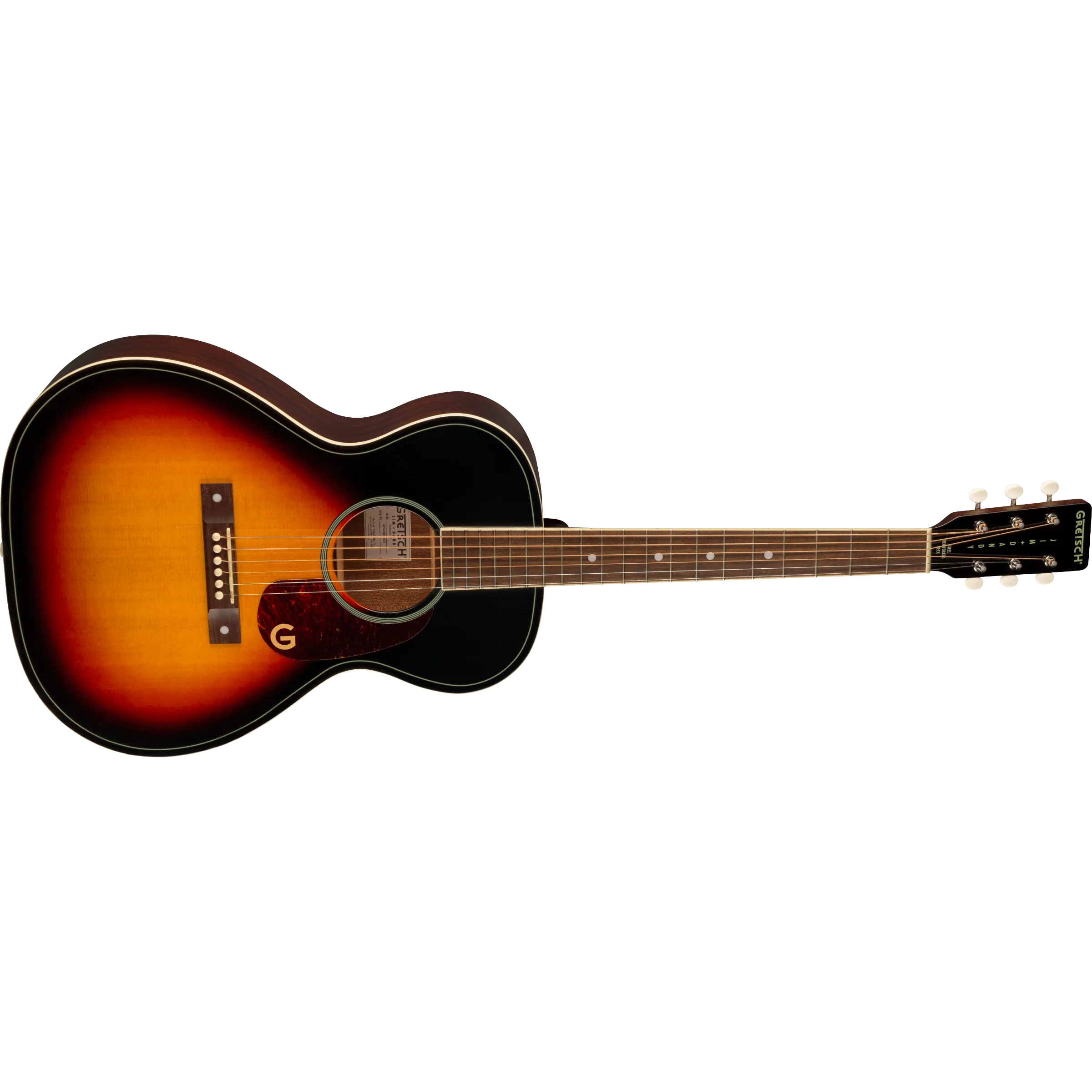 Gretsch - Jim Dandy™ Concert LTD - Solid Top - Walnut Fingerboard - Heritage Burst - 271-1102-036 - Image 3