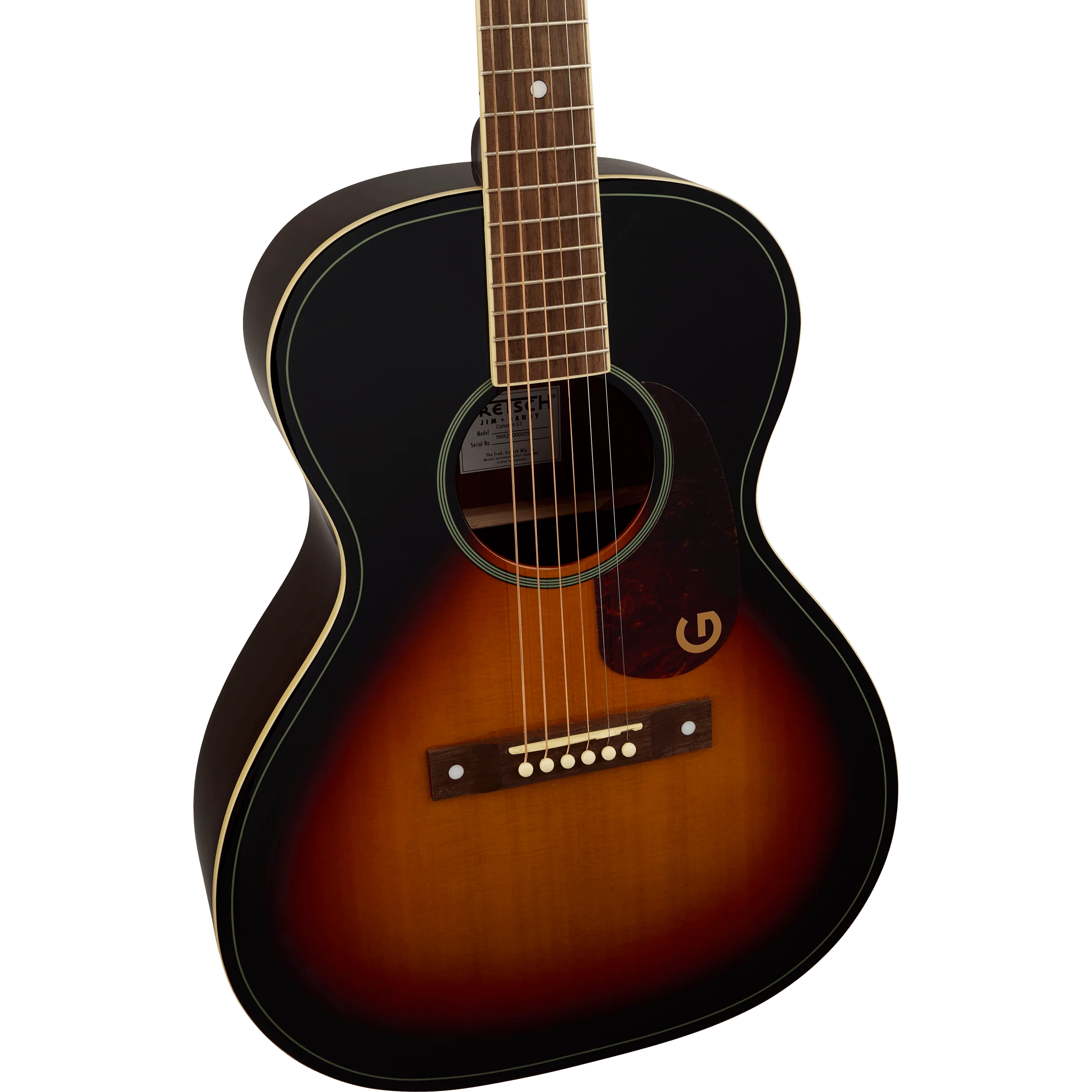 Gretsch - Jim Dandy™ Concert LTD - Solid Top - Walnut Fingerboard - Heritage Burst - 271-1102-036 - Image 4