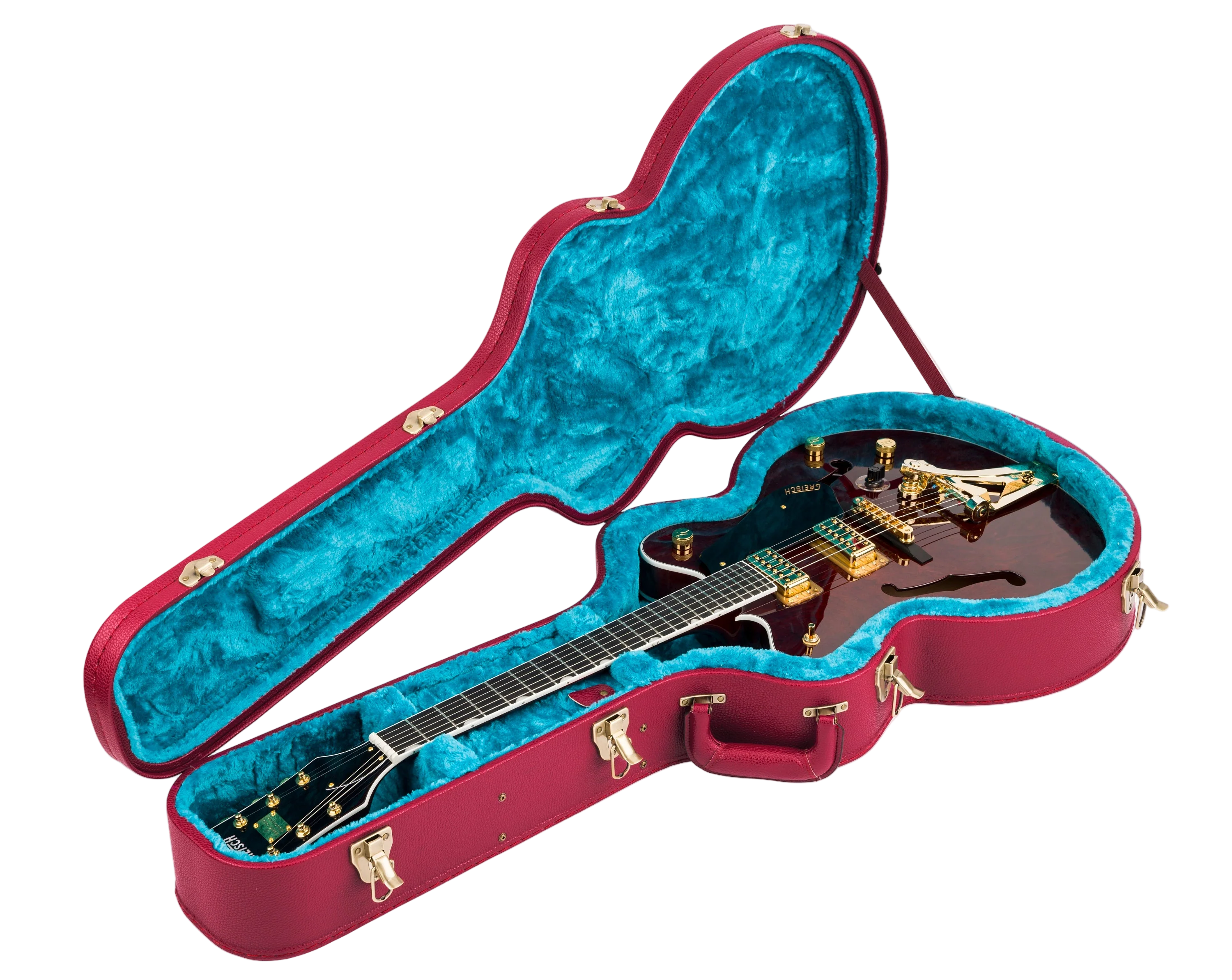 Gretsch -  Limited Edition Abbey Road Studiomatic™ Hollow Body with Bigsby® and Gold Hardware - Ebony Fingerboard - Classic Walnut Stain - 250-6419-582 - Image 13