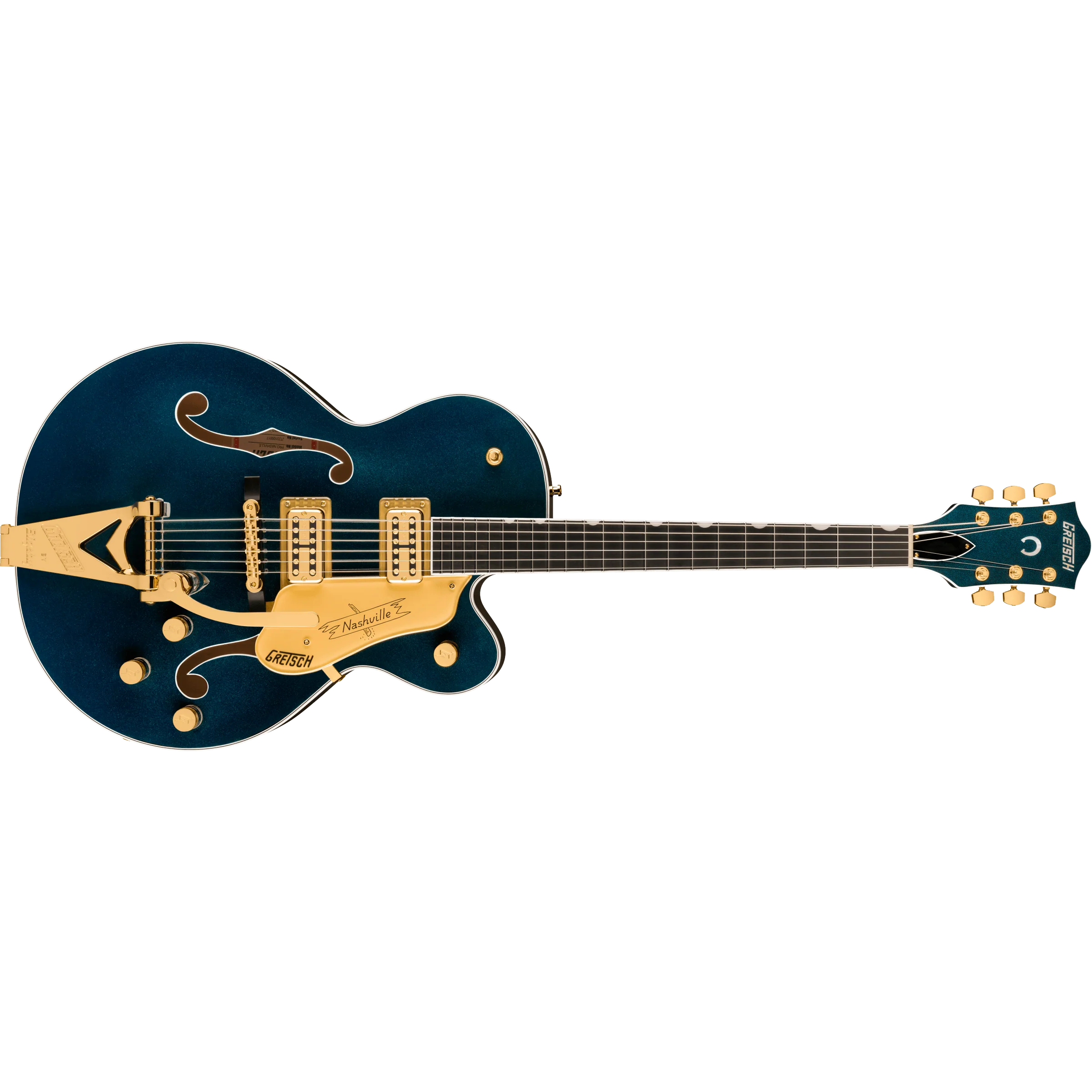 Gretsch - Nashville® Hollow Body with String-Thru Bigsby® and Gold Hardware - Ebony Fingerboard - Midnight Sapphire - 240-1309-833