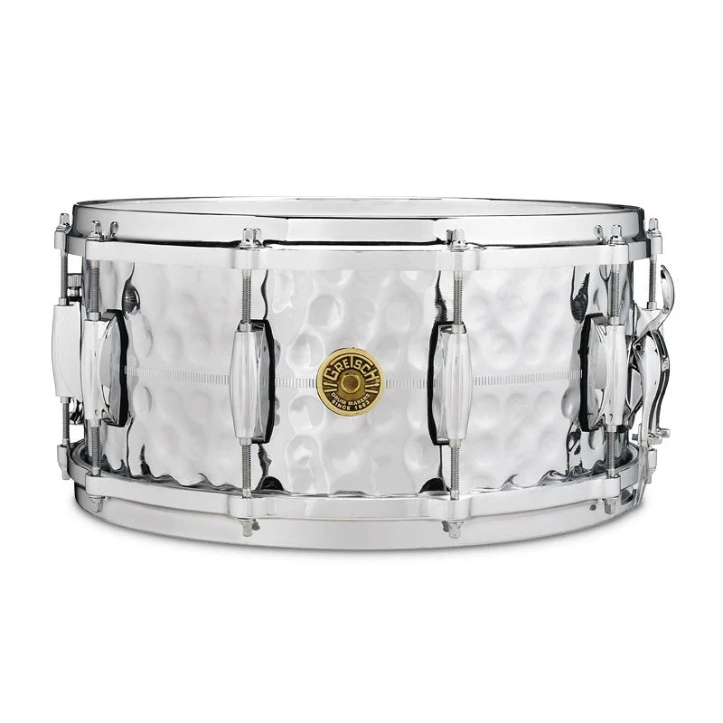 Gretsch - USA Hammered Chrome Over Brass Snare 6.5x14 G4164HB