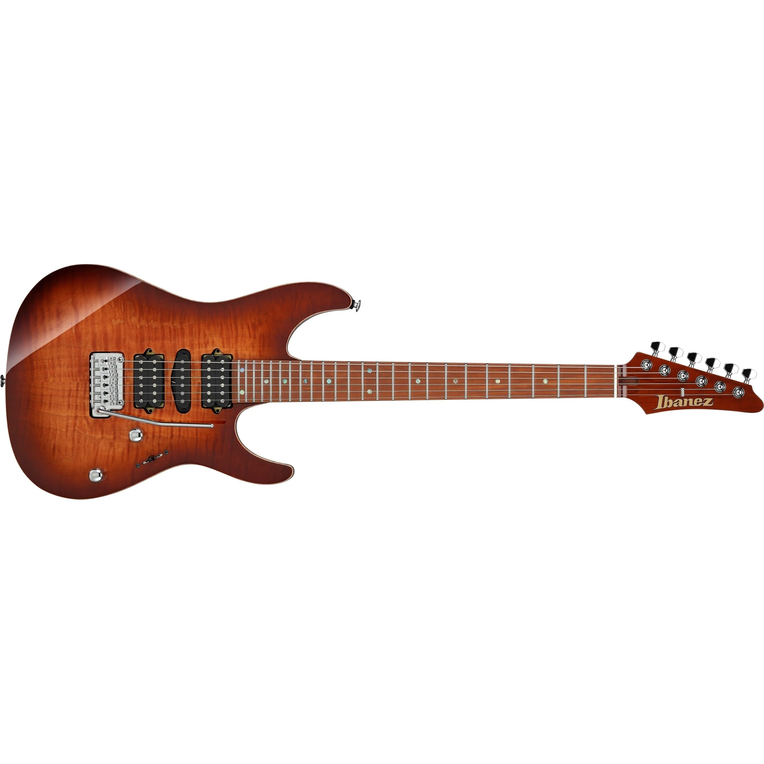 Ibanez - AZ Prestige 6str Electric Guitar w/Case - Brownish Sphalerite - AZ2407FBSR
