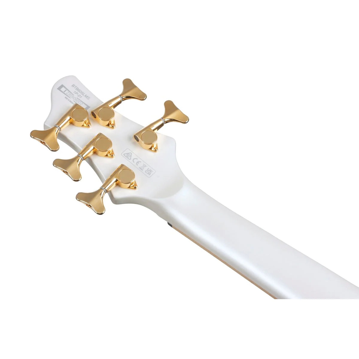 Ibanez - BTB Bass Workshop 5str Electric Bass Multi scale - Pearl White Matte - BTB605MLMPWM - Image 6