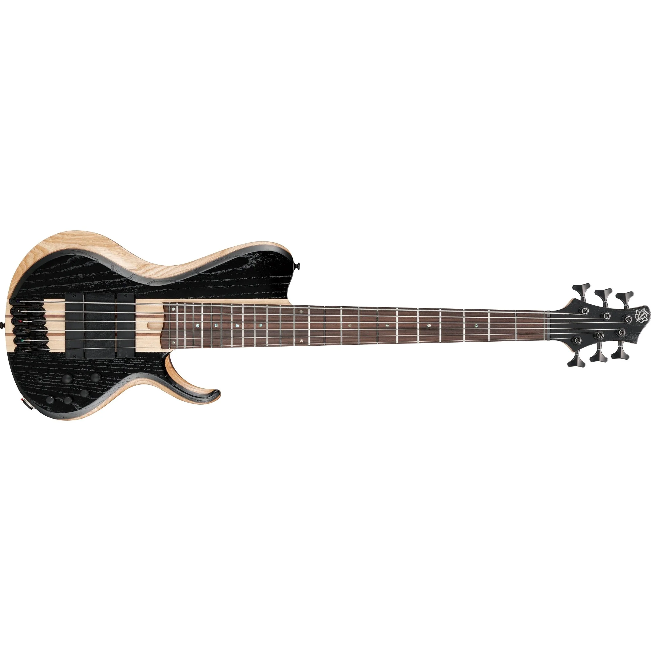Ibanez - BTB Bass Workshop 6str Electric Bass - Weathered Black Low Gloss - BTB866SCWKL