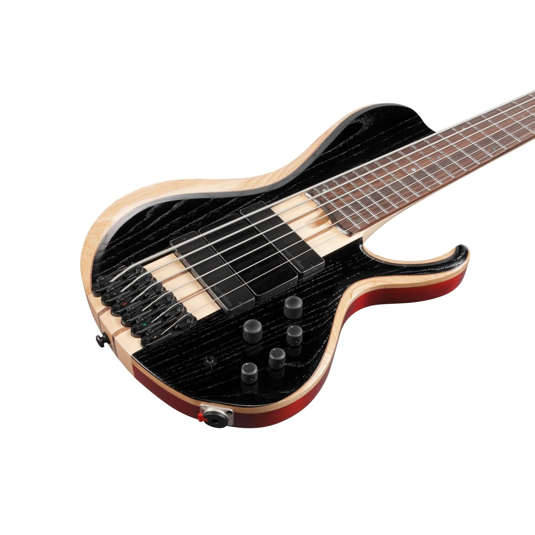 Ibanez - BTB Bass Workshop 6str Electric Bass - Weathered Black Low Gloss - BTB866SCWKL - Image 3