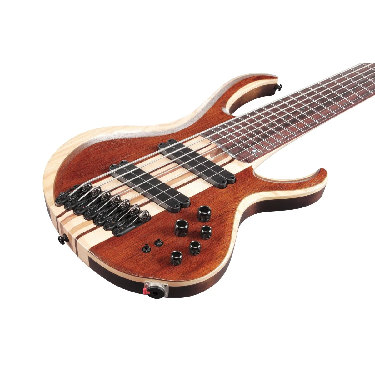 Ibanez - BTB Bass Workshop 7str Electric Bass Multi scale - Natural Mocha Low Gloss - BTB7MSNML - Image 3
