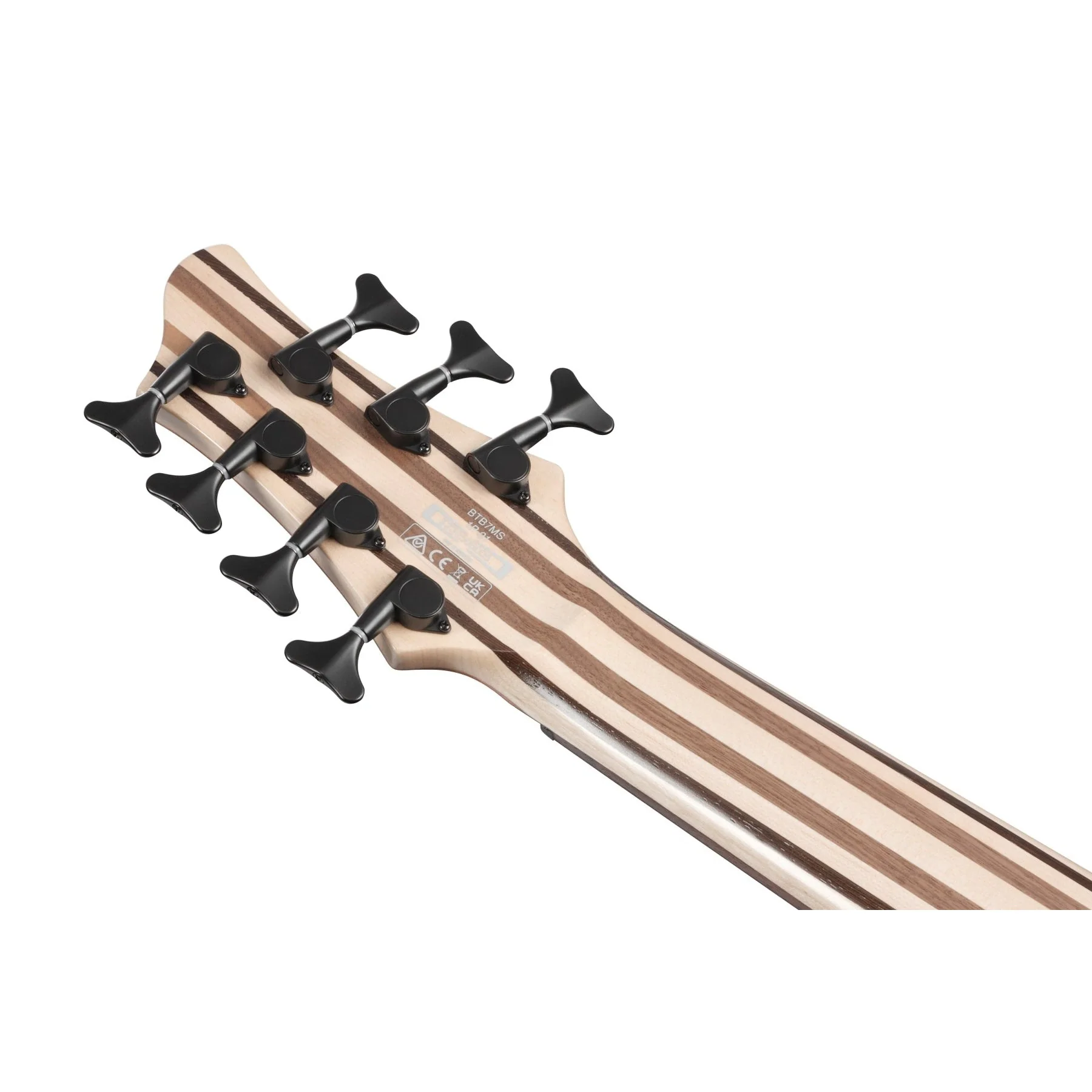 Ibanez - BTB Bass Workshop 7str Electric Bass Multi scale - Natural Mocha Low Gloss - BTB7MSNML - Image 5