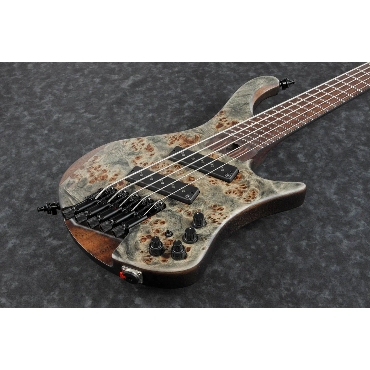 Ibanez - EHB Ergonomic Headless Bass 5str w/Bag - Black Ice Flat - EHB1505MSBIF - Image 2