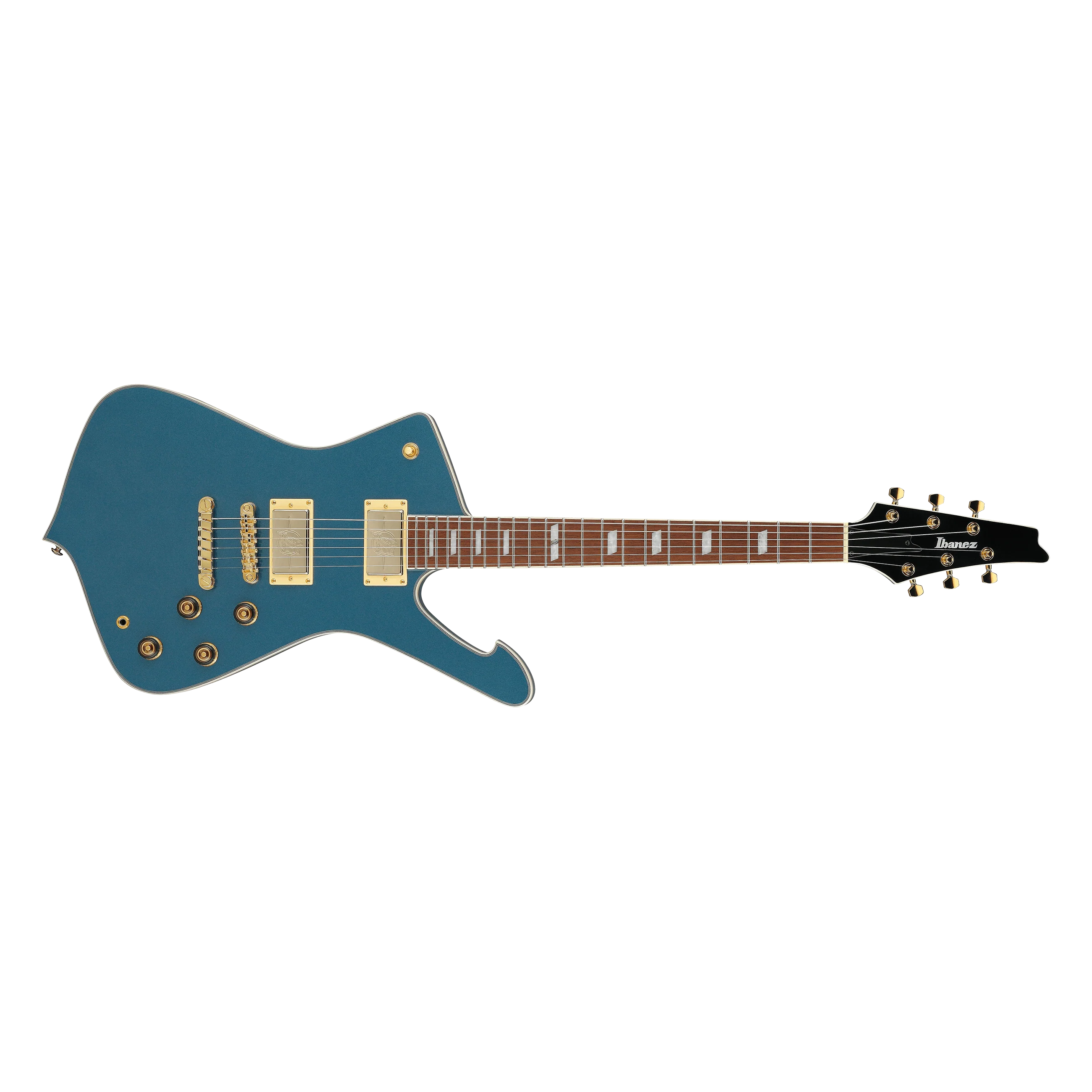 Ibanez - IC420-ABM Iceman Electric Guitar - Antique Blue Metallic