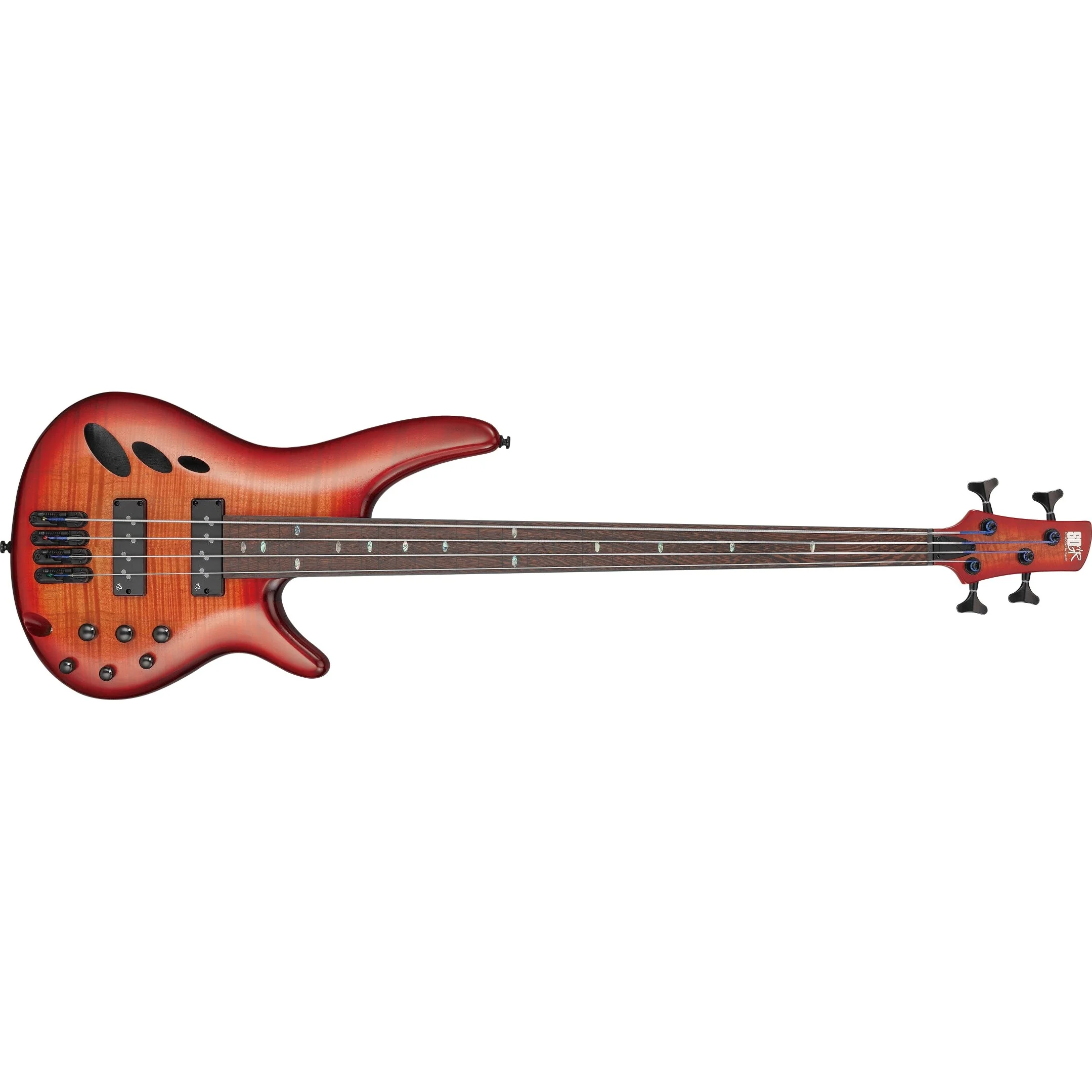 Ibanez - SR Bass Workshop 4str Electric Bass - Fretless - Brown Topaz Burst Low Gloss - SRD900FBTL