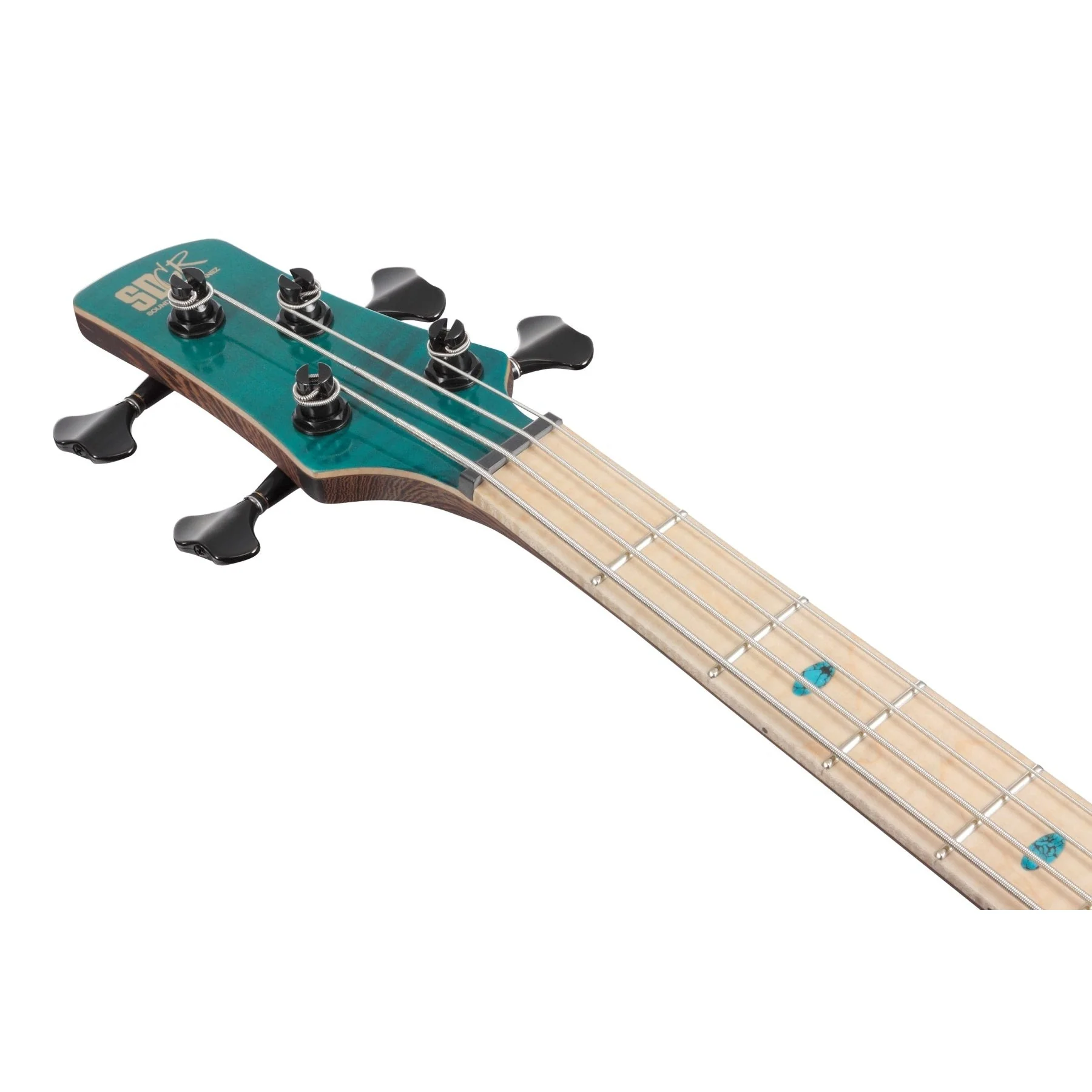Ibanez - SR Premium 4str Electric Bass w/Bag - Caribbean Green Low Gloss - SR1420BCGL - Image 5