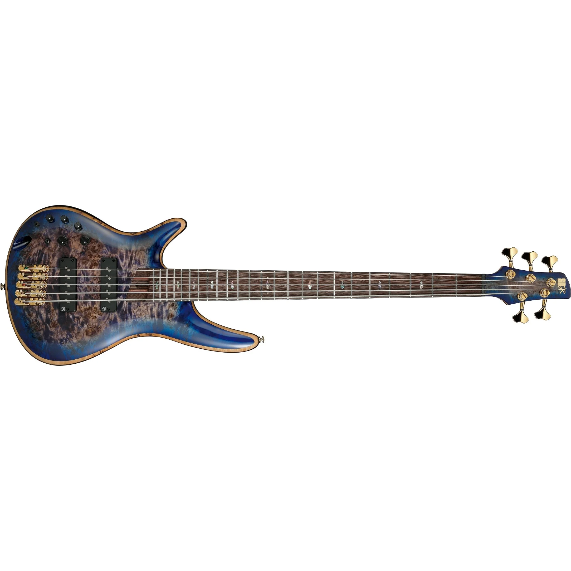 Ibanez - SR Premium 5str Electric Bass w/Bag - Cerulean Blue Burst - SR2605LCBB
