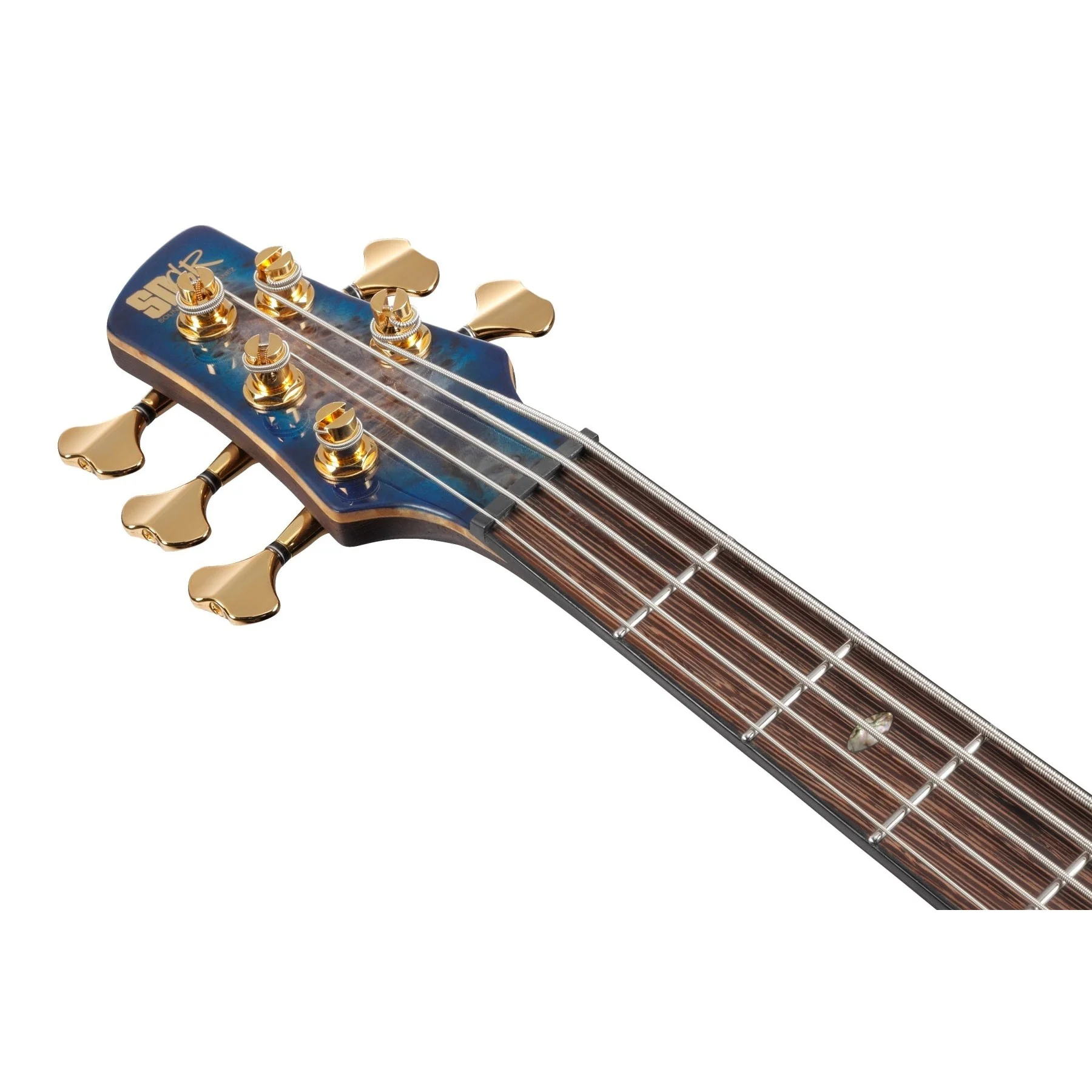 Ibanez - SR Premium 5str Electric Bass w/Bag - Cerulean Blue Burst - SR2605LCBB - Image 5