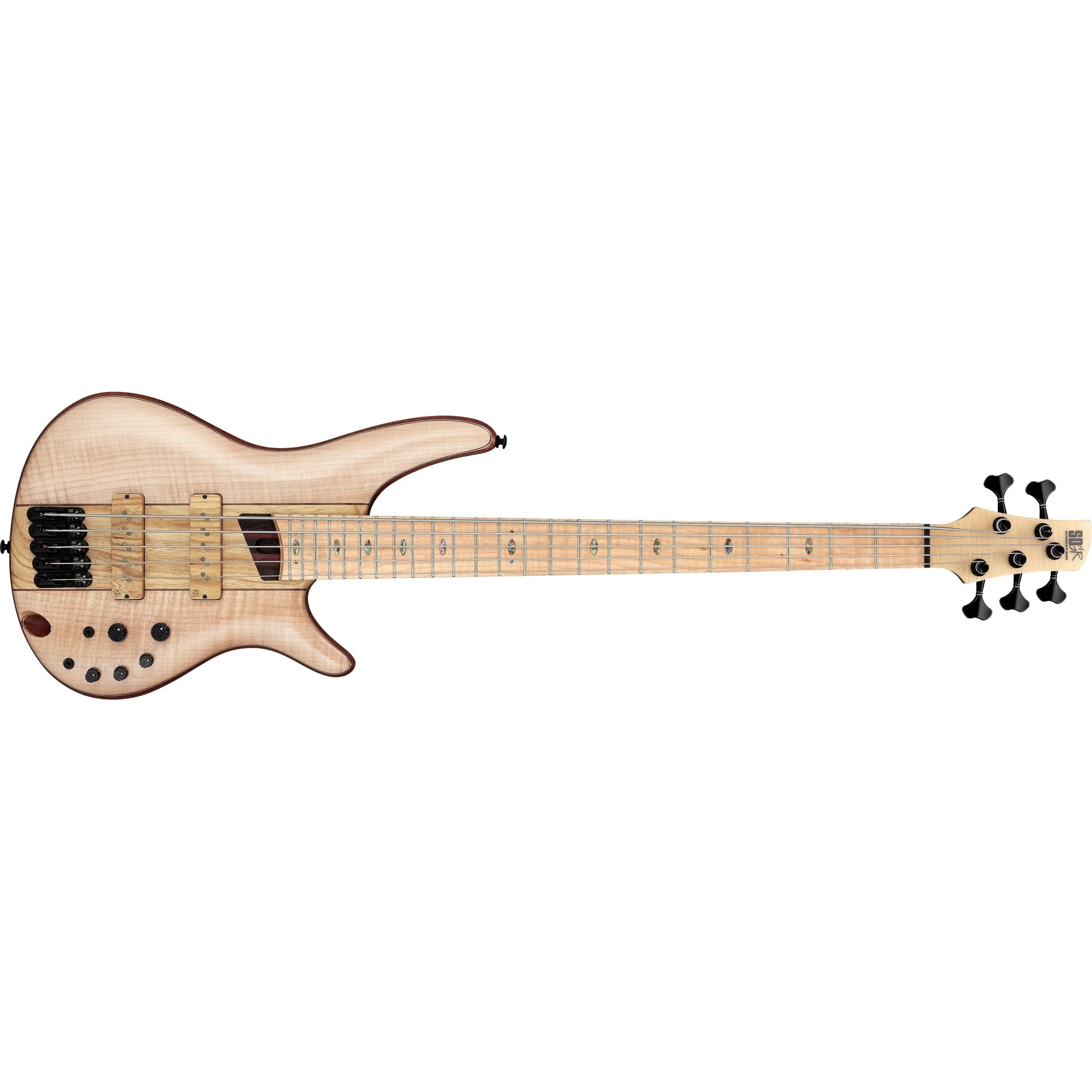 Ibanez - SR Premium 5str Electric Bass w/Bag - Natural Low Gloss - SR5FMDX2NTL