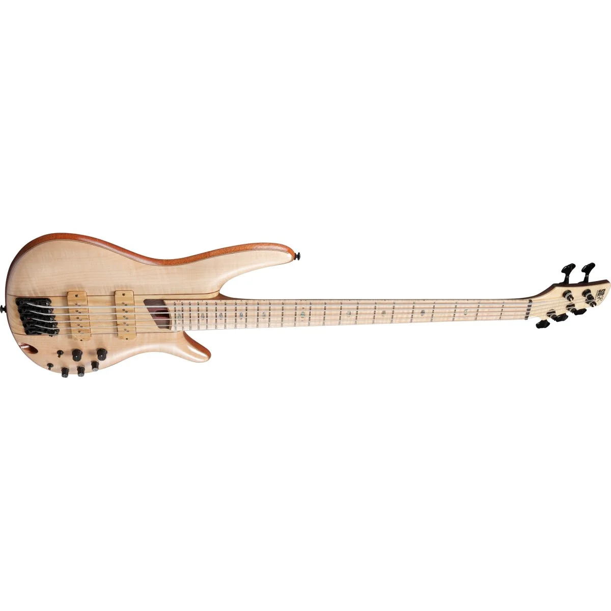 Ibanez - SR Premium 5str Electric Bass w/Bag - Natural Low Gloss - SR5FMDX2NTL - Image 3