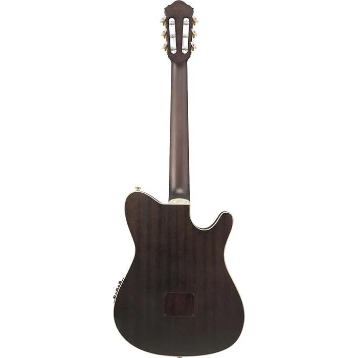 Ibanez - TOD10NL TKF Classical Guitar - Transparent Black Flat - Left-Handed - Image 2