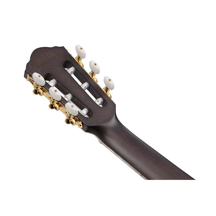 Ibanez - TOD10NL TKF Classical Guitar - Transparent Black Flat - Left-Handed - Image 6