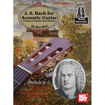 J.S. Bach for Acoustic Guitar (Book + Online Audio)