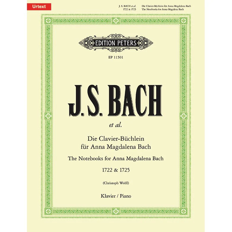 J.S. Bach - The Notebooks For Anna Magdalena Bach 1722 & 1725 For Piano (Selection)