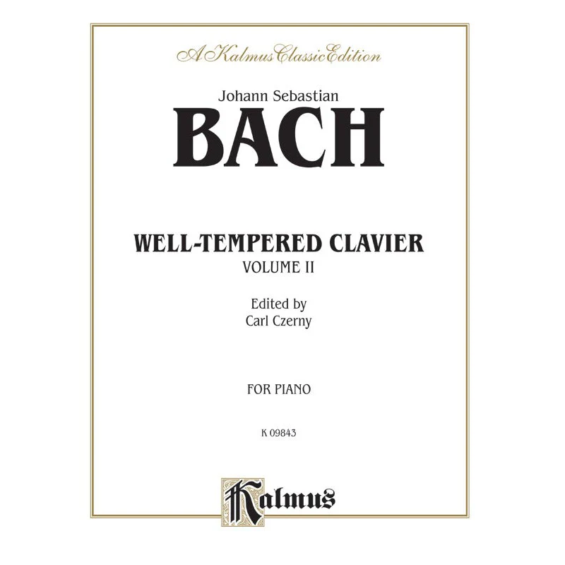 J.S. Bach - The Well-Tempered Clavier, Volume II