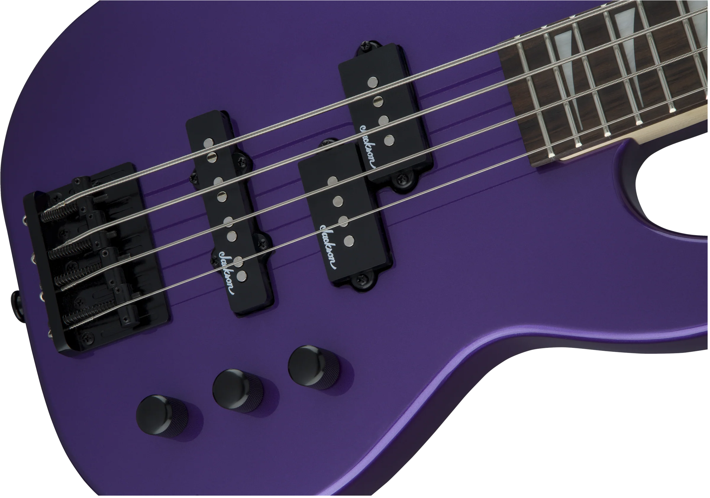 Jackson - JS Series Concert™ Bass Minion JS1X - Amaranth Fingerboard - Pavo Purple - 291-5556-552 - Image 12