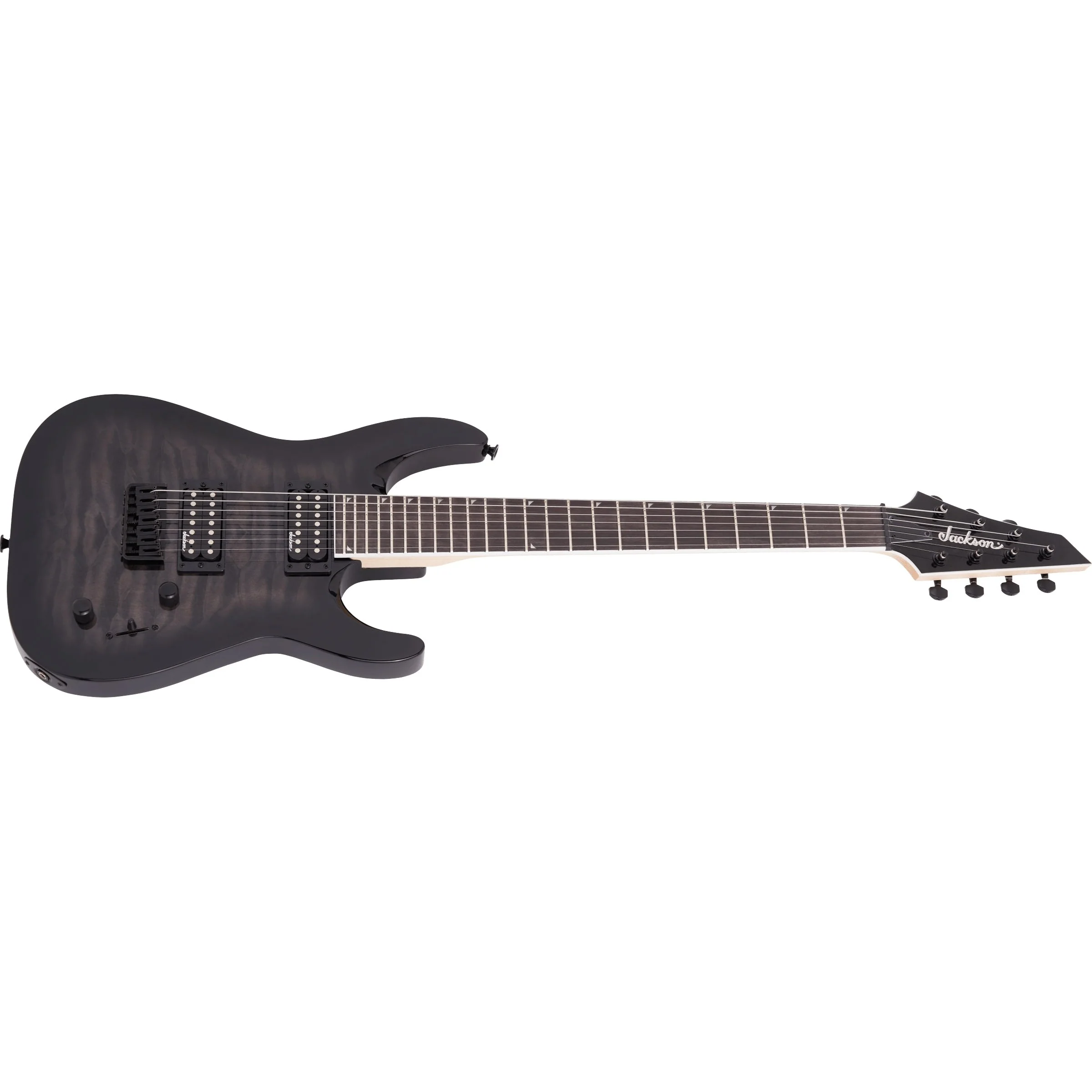 Jackson - JS Series Dinky™ Arch Top JS22Q-7 DKA HT 291-8804-585 Transparent Black Burst - Image 3