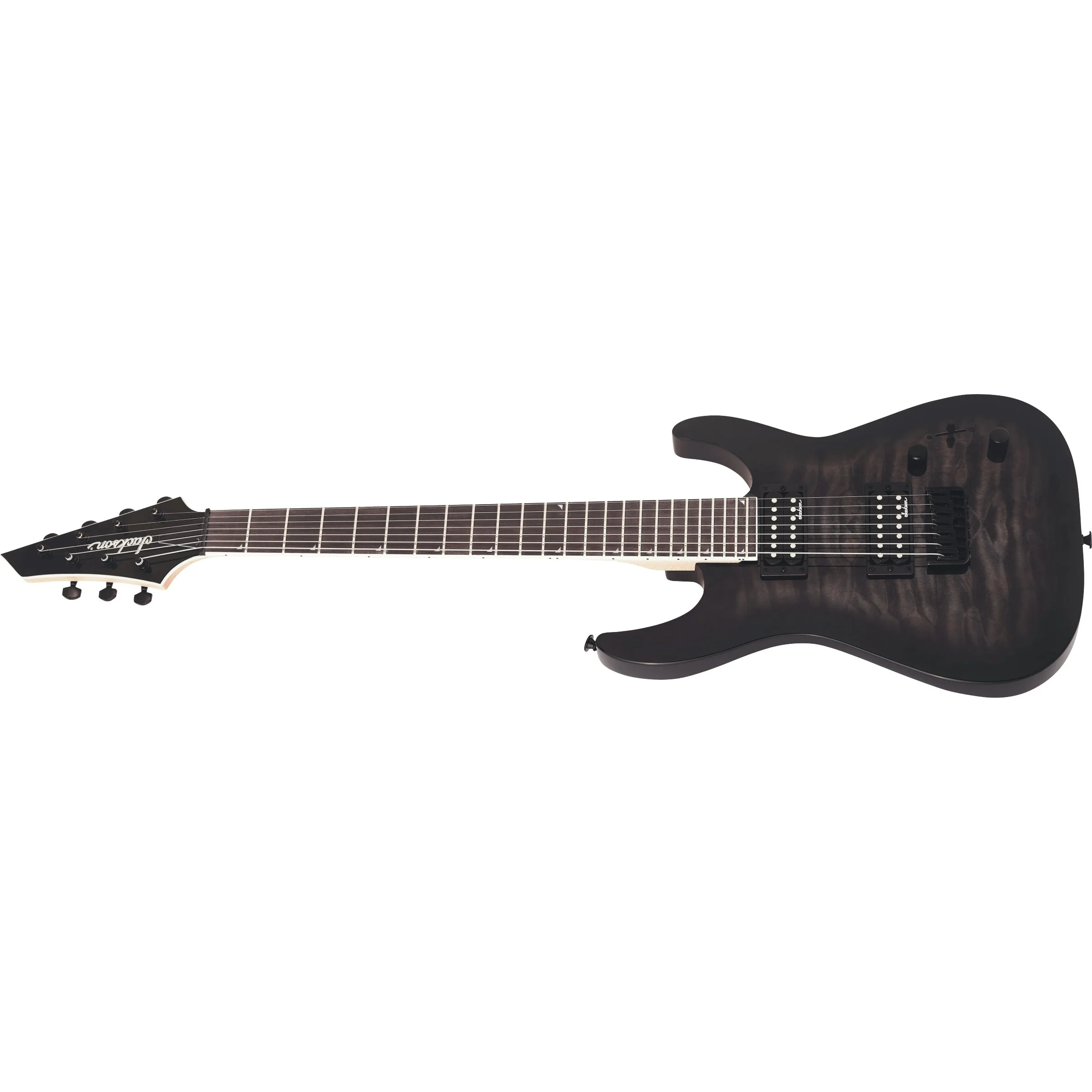 Jackson - JS Series Dinky™ Arch Top JS22Q-7 DKA HT 291-8804-585 Transparent Black Burst - Image 4