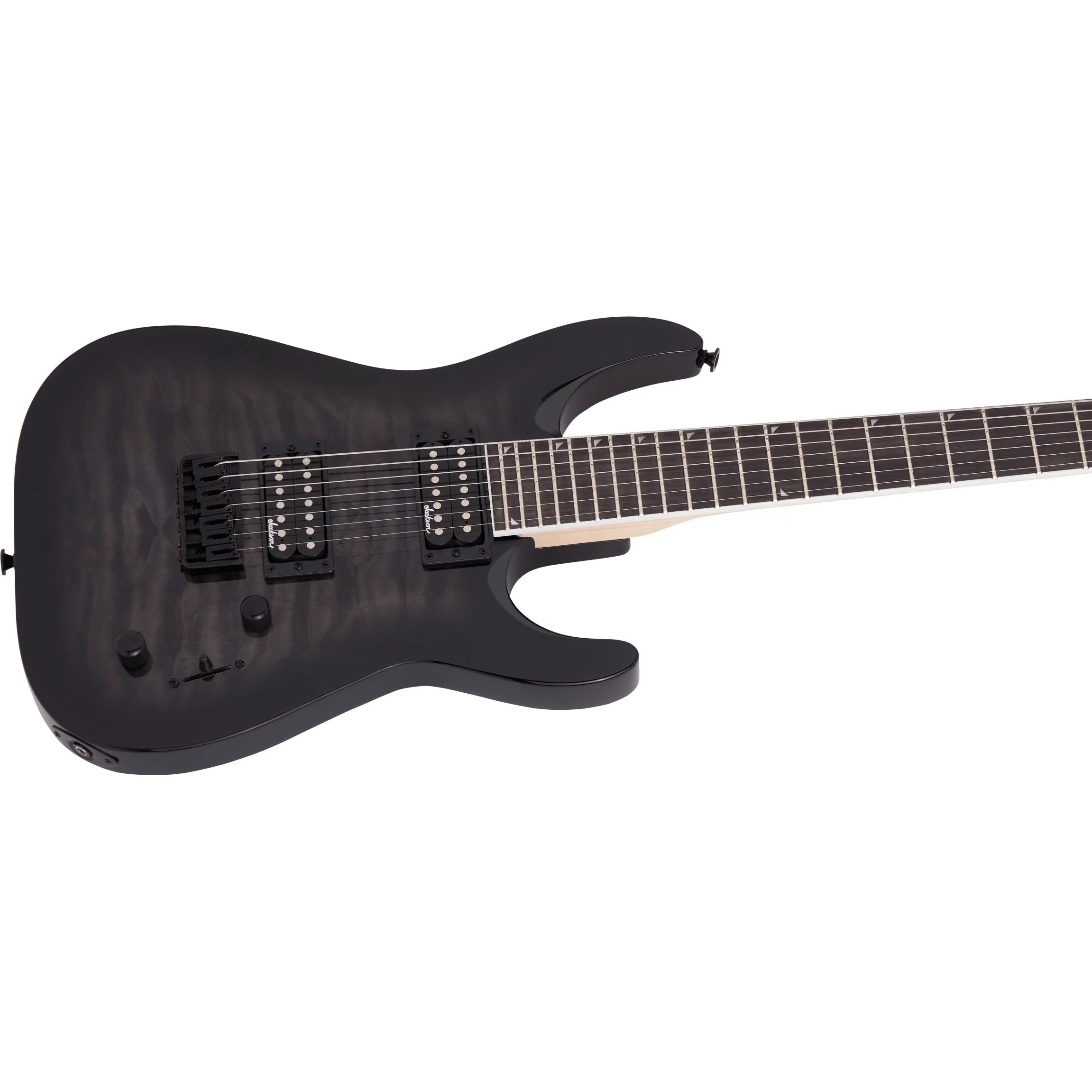 Jackson - JS Series Dinky™ Arch Top JS22Q-7 DKA HT 291-8804-585 Transparent Black Burst - Image 5