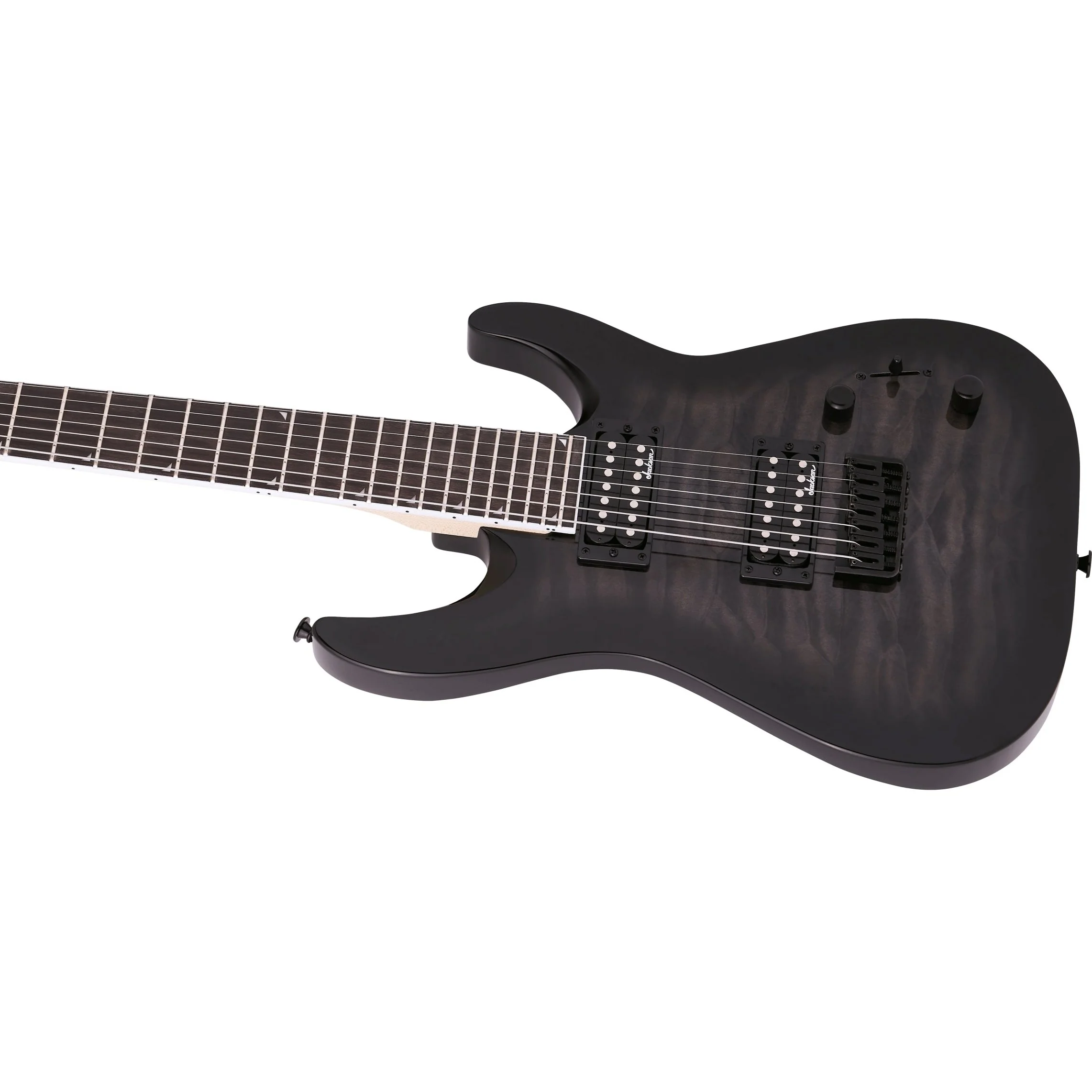 Jackson - JS Series Dinky™ Arch Top JS22Q-7 DKA HT 291-8804-585 Transparent Black Burst - Image 6