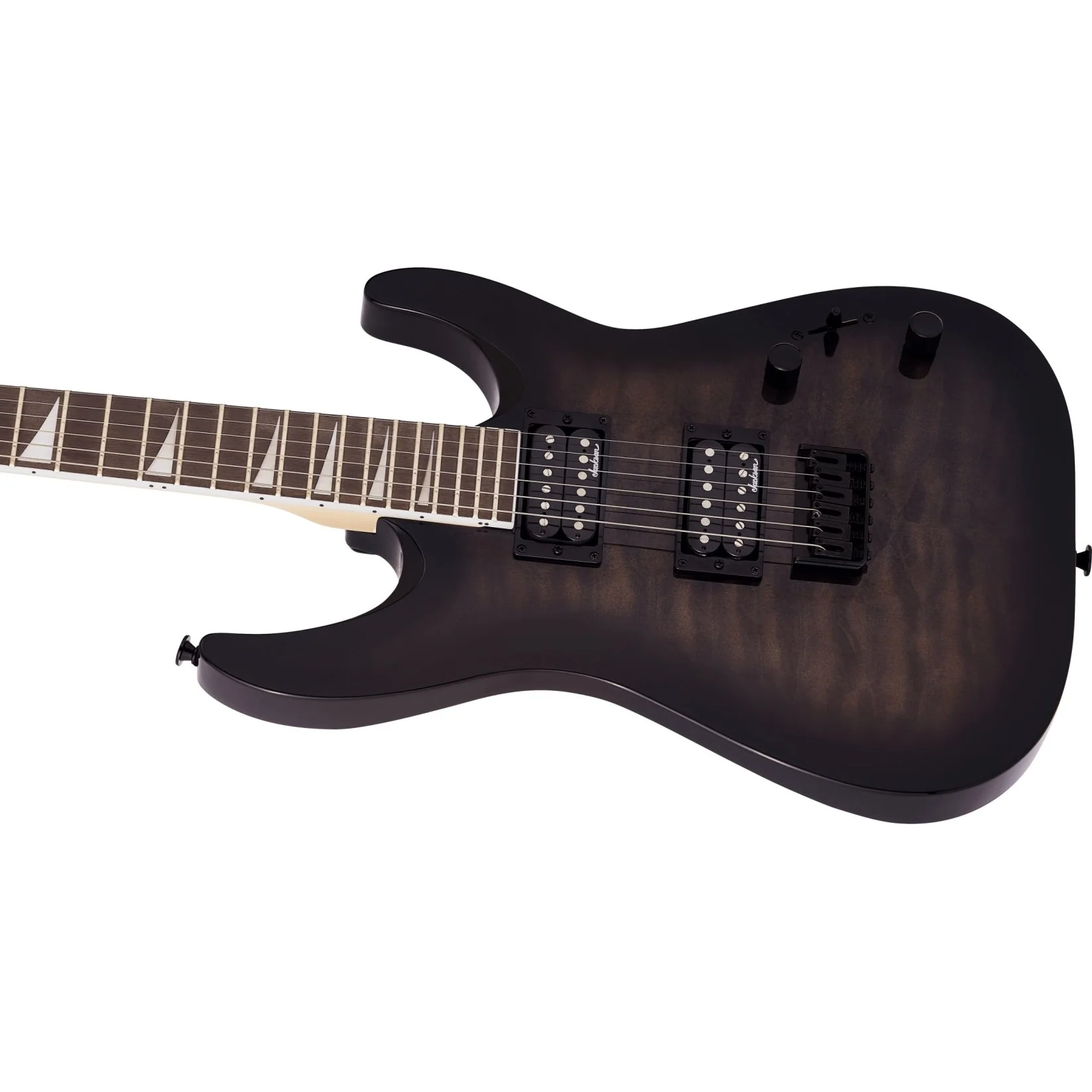 Jackson - JS Series Dinky™ Arch Top JS32Q DKA HT  291-8809-585 Transparent Black Burst - Image 6