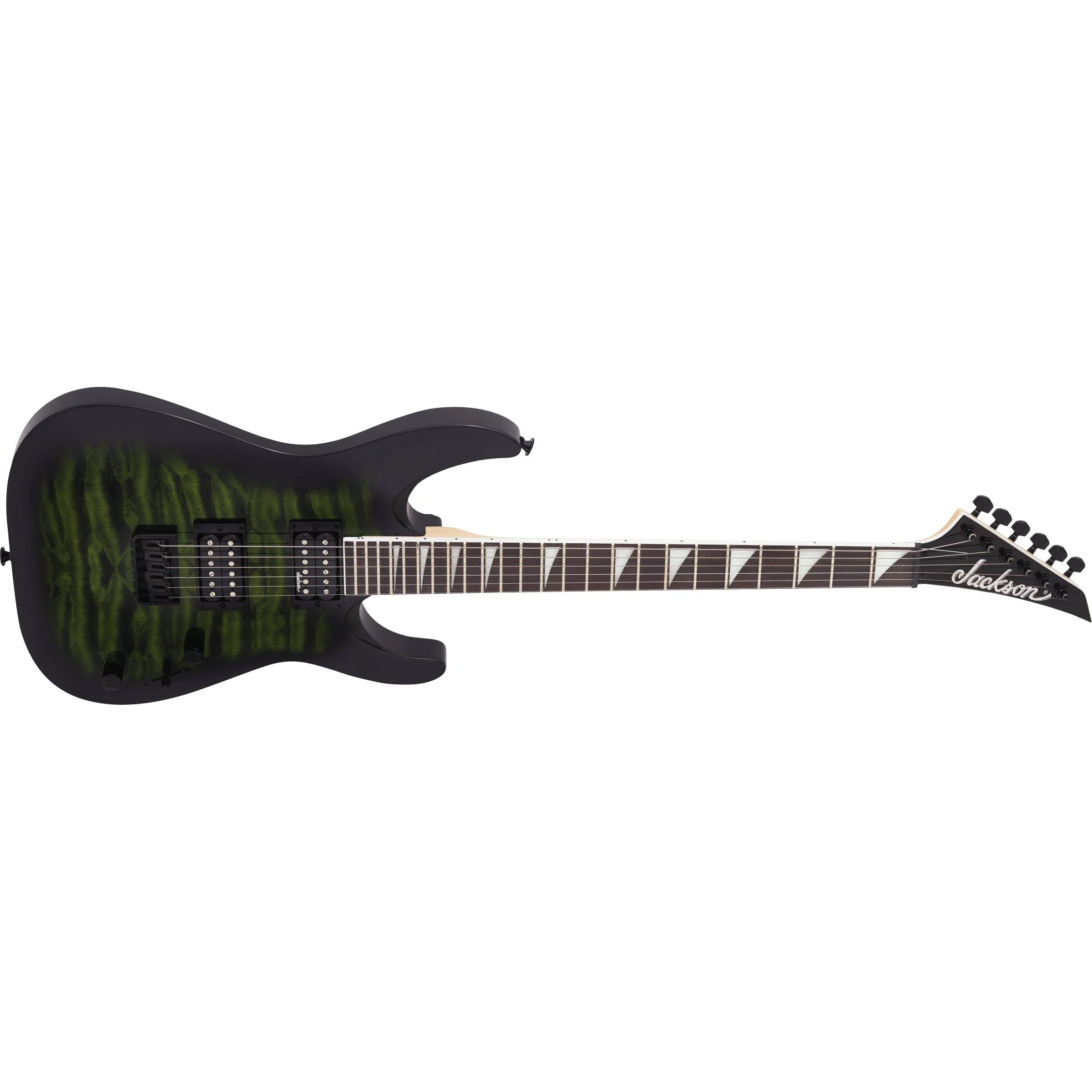 Jackson - JS Series Dinky™ Arch Top JS32Q DKA HT  291-8809-587 Transparent Green Burst - Image 4