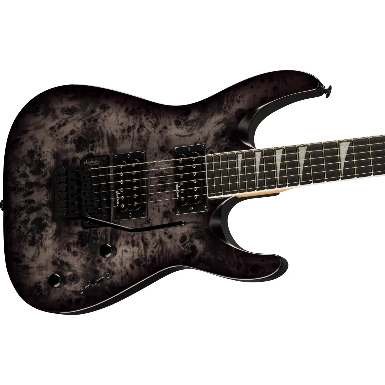 Jackson - JS Series Dinky® JS32 DKAP - Amaranth Fingerboard - Transparent Black - 291-8824-585 - Image 3
