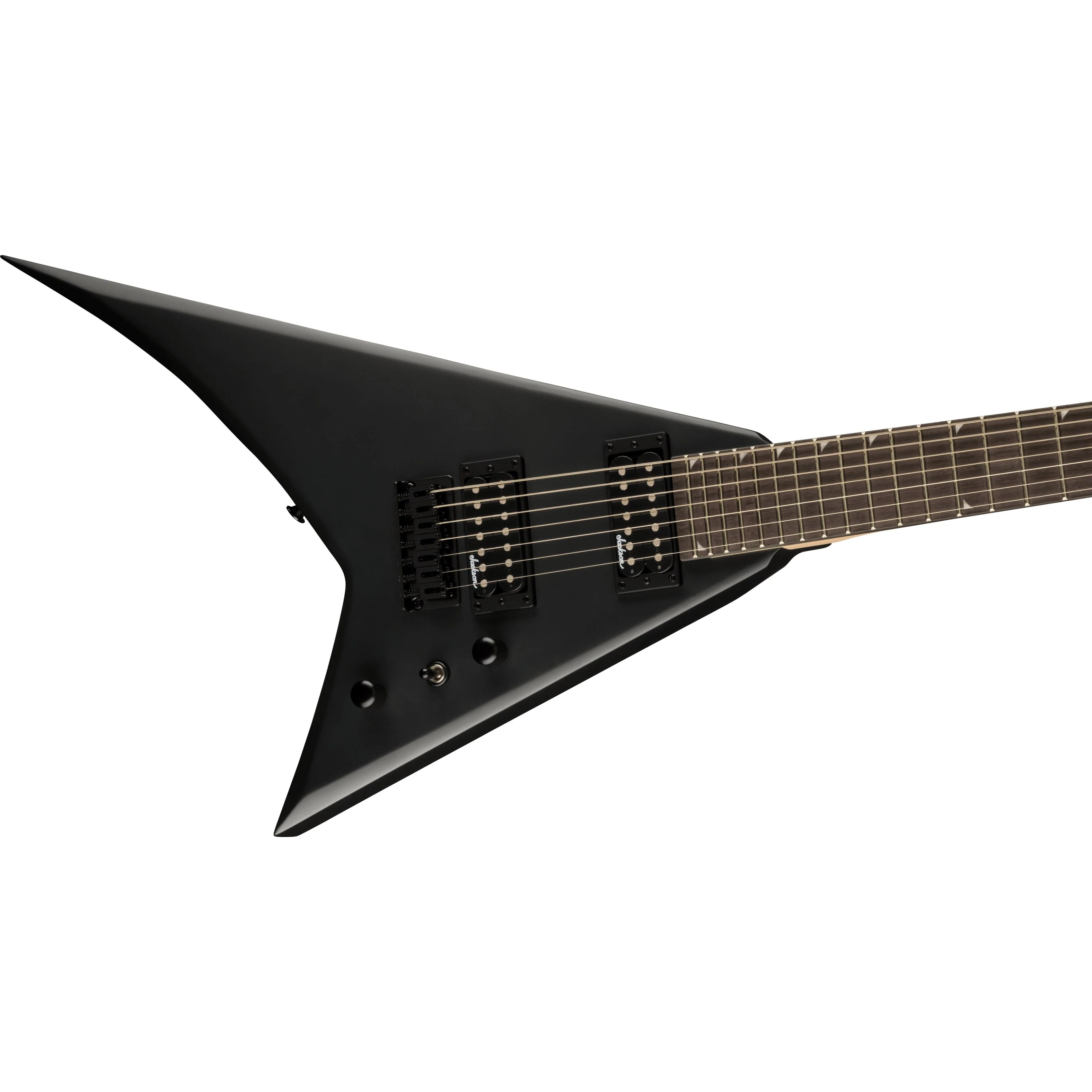 Jackson - JS Series Rhoads JS22-7 RR HT - Amaranth Fingerboard - Satin Black - 291-0137-568 - Image 3