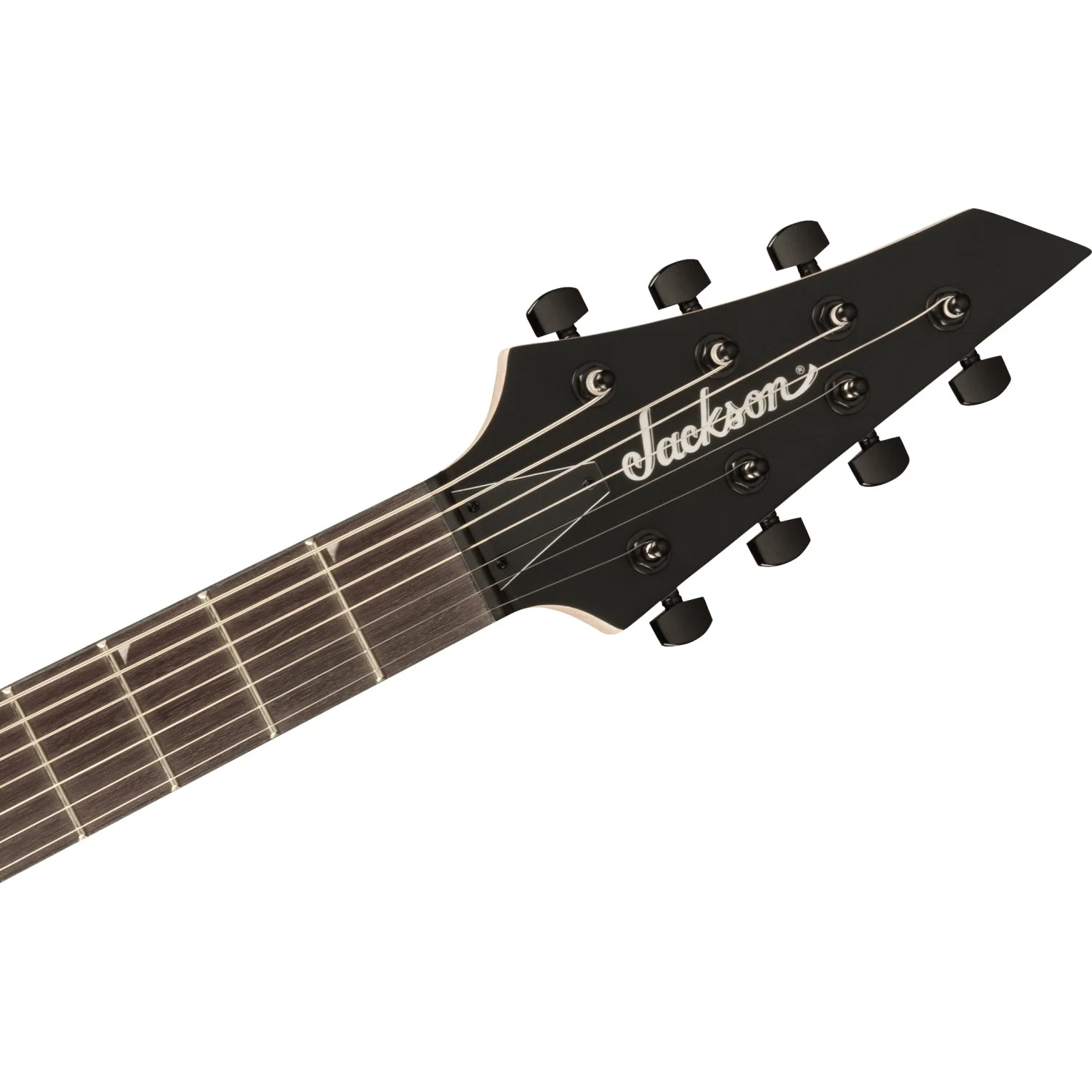 Jackson - JS Series Rhoads JS22-7 RR HT - Amaranth Fingerboard - Satin Black - 291-0137-568 - Image 6