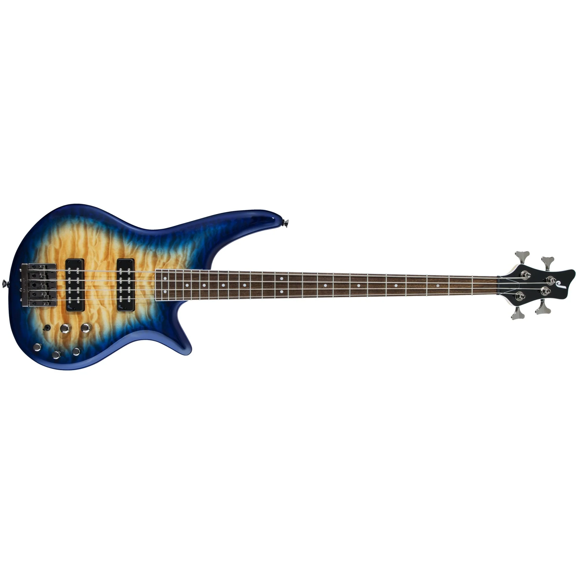 Jackson - JS Series Spectra Bass JS3Q - Laurel Fingerboard - Amber Blue Burst 291-9007-558