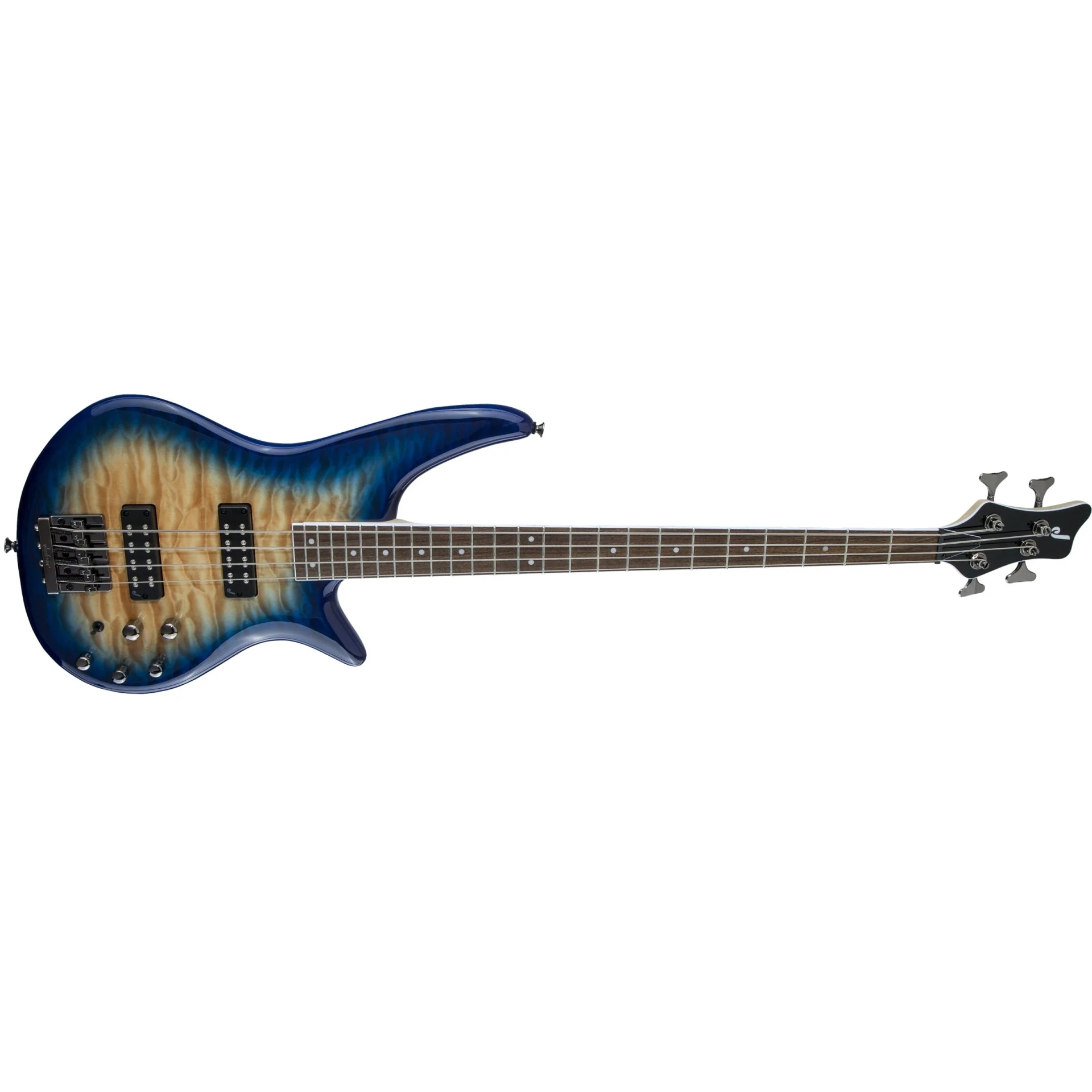 Jackson - JS Series Spectra Bass JS3Q - Laurel Fingerboard - Amber Blue Burst 291-9007-558 - Image 4