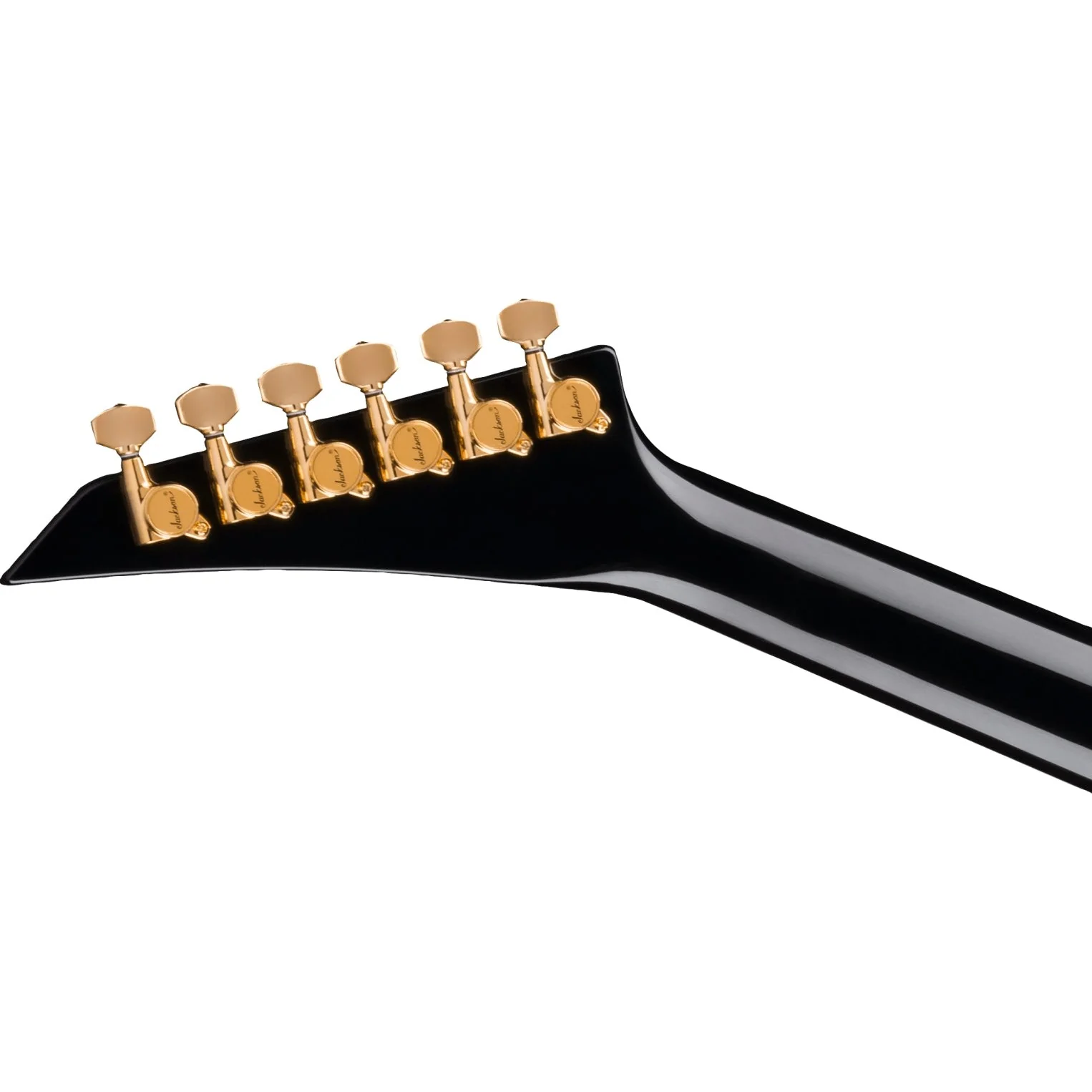 Jackson - MJ Series Rhoads RR24MG - Ebony Fingerboard - Black with Yellow Pinstripes - 290-4001-898 - Image 5