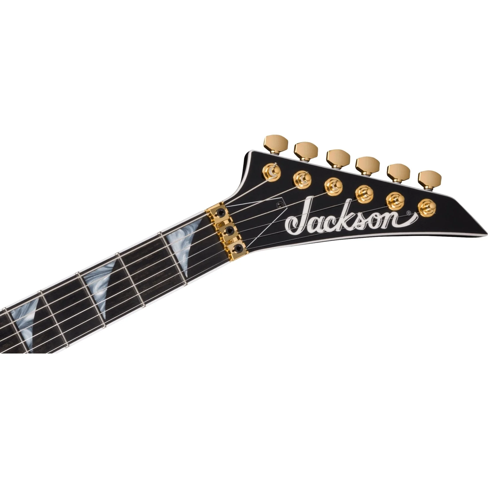 Jackson - MJ Series Rhoads RR24MG - Ebony Fingerboard - Black with Yellow Pinstripes - 290-4001-898 - Image 6