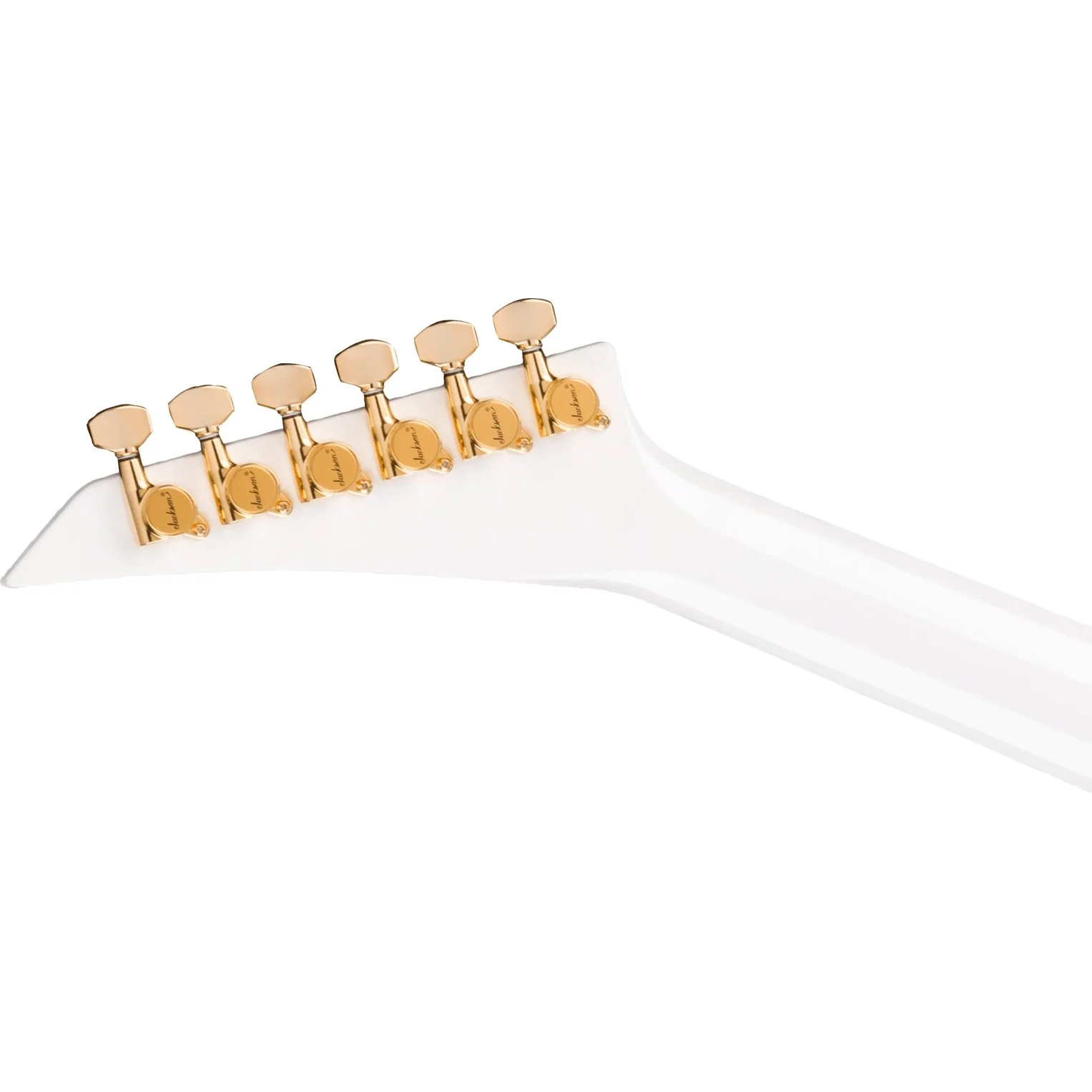 Jackson - MJ Series Rhoads RR24MG -  Ebony Fingerboard -  White with Black Pinstripes  - 290-4001-876 - Image 5