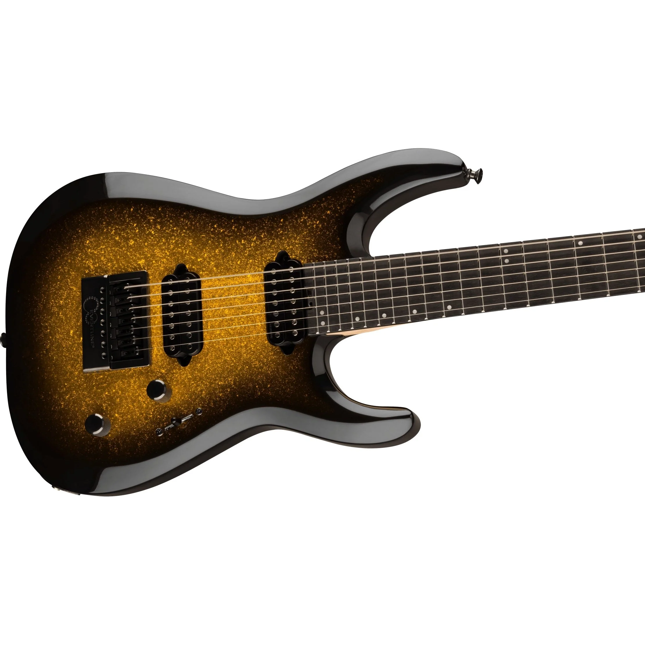 Jackson - Pro Plus Series DK Modern EVTN7 - Ebony Fingerboard - Gold Sparkle - 291-2001-501 - Image 3