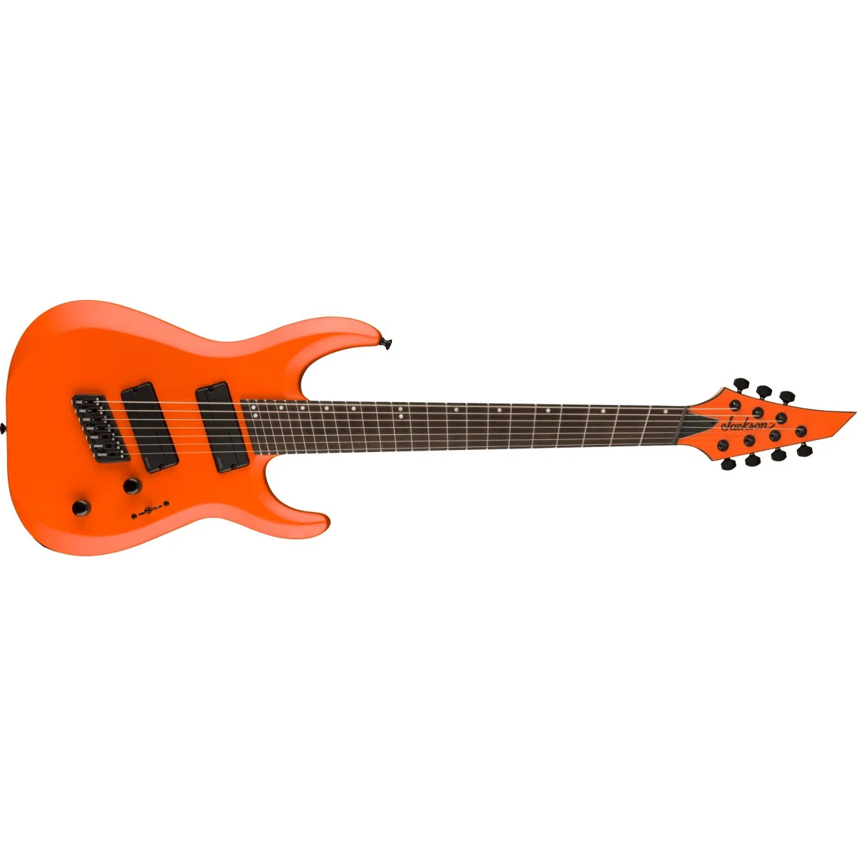 Jackson - Pro Plus Series DK Modern HT7 MS - Ebony Fingerboard - Satin Orange Crush - 291-1101-566