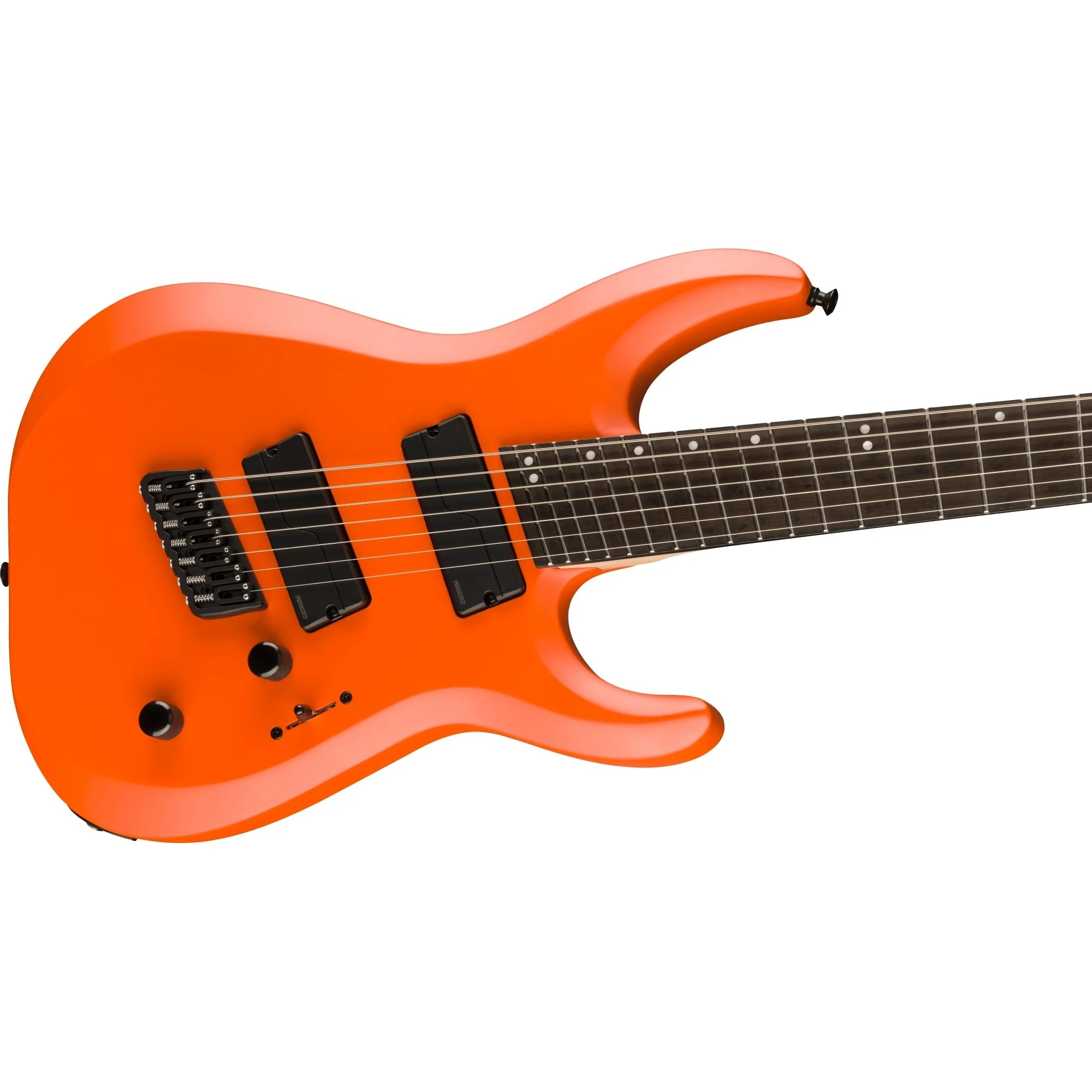 Jackson - Pro Plus Series DK Modern HT7 MS - Ebony Fingerboard - Satin Orange Crush - 291-1101-566 - Image 3
