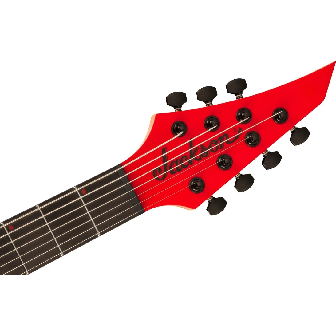 Jackson - Pro Plus Series DK Modern MDK7 HT - Ebony Fingerboard - Satin Red with Black bevels - 291-0003-539 - Image 6