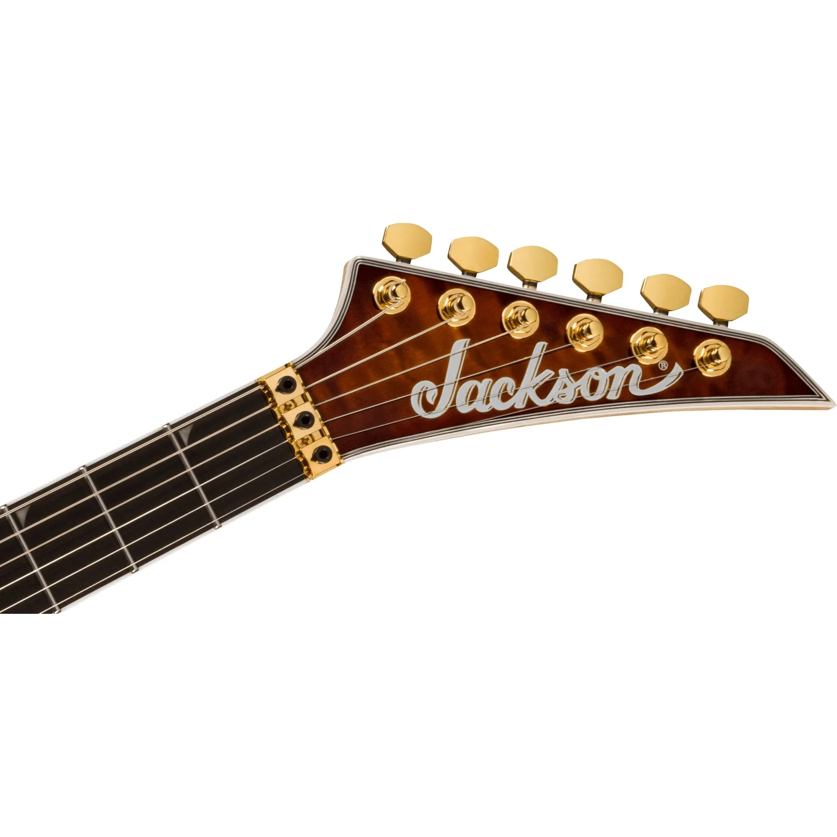 Jackson - Pro Plus Series Soloist™ SLA3Q -  Ebony Fingerboard -  Amber Tiger Eye  - 291-4327-580 - Image 5