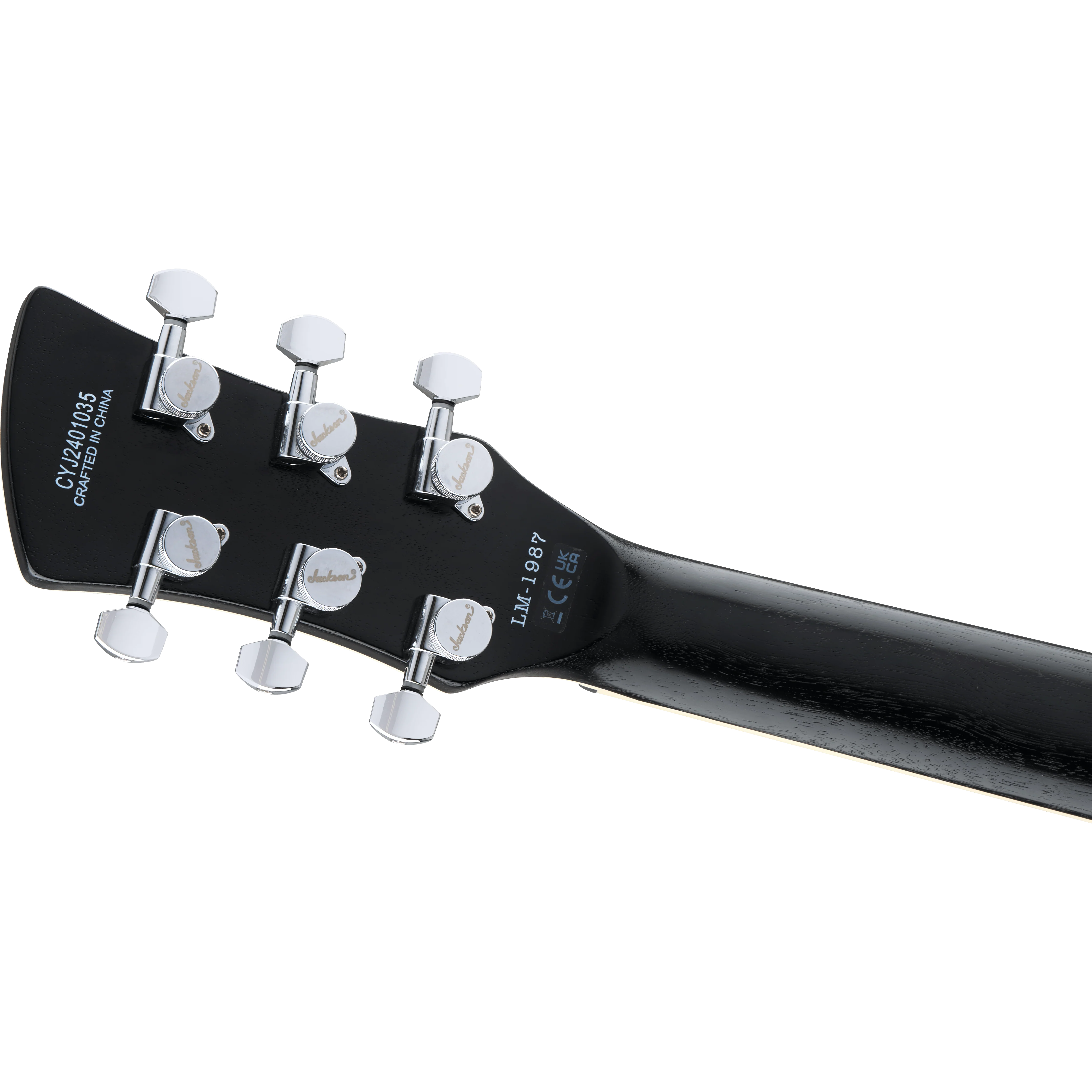 Jackson - Pro Series Signature Lee Malia LM-87 - Amaranth Fingerboard - Open Pore Black - Image 6
