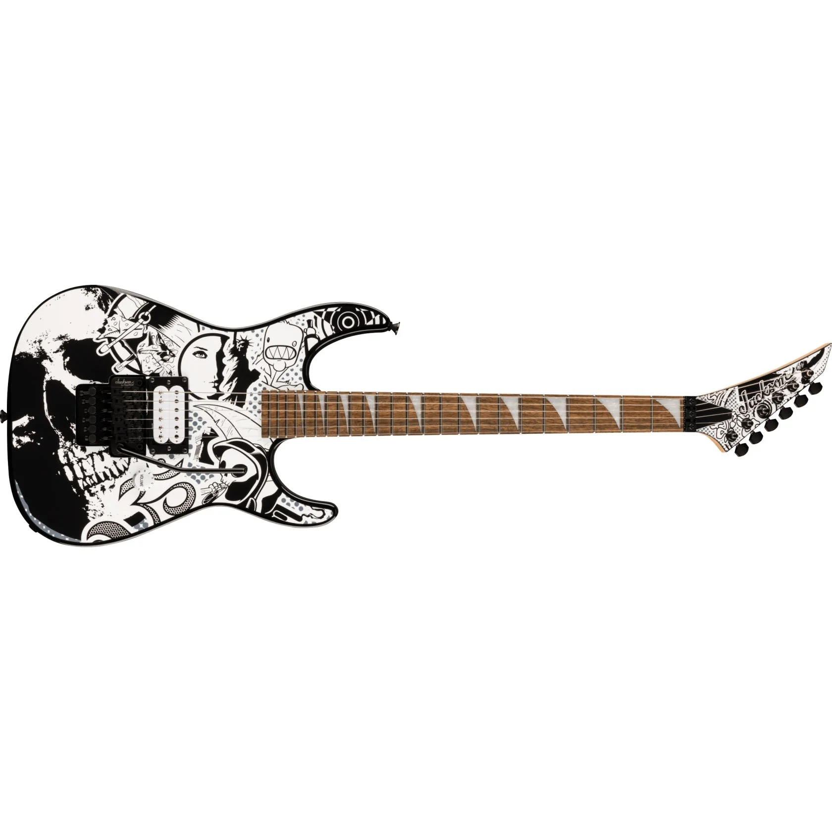 Jackson - X Series Dinky® DK1 H - Laurel Fingerboard - Skull Kaos - 291-0032-500